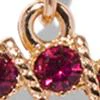 Ombre Faux-Stone Hoop Drop Earring - Image 2