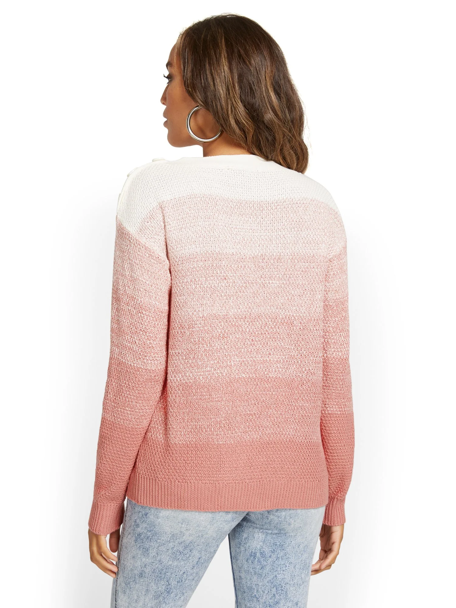 Ombre Pullover Sweater - Image 3
