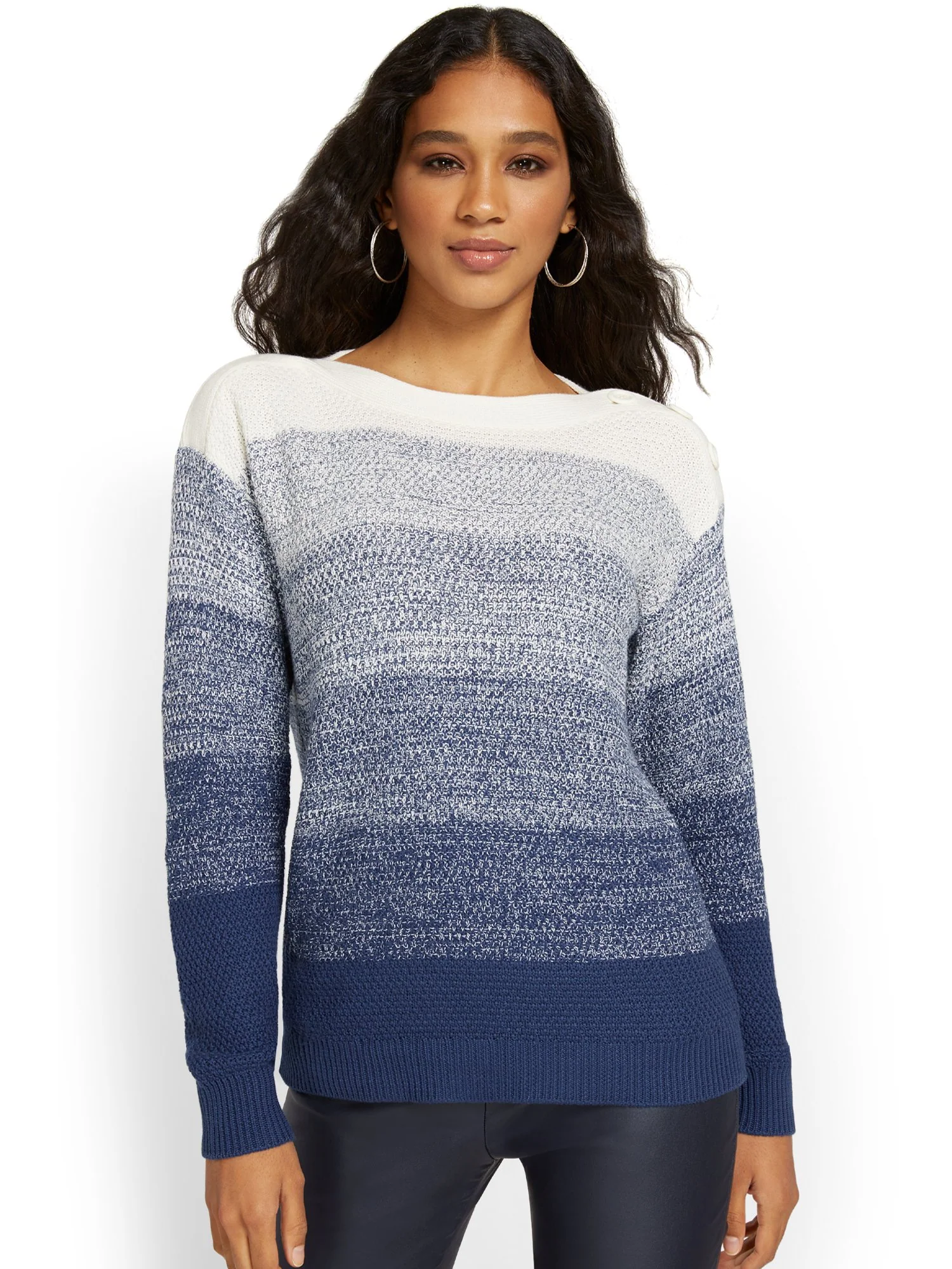 Ombre Pullover Sweater - Image 6
