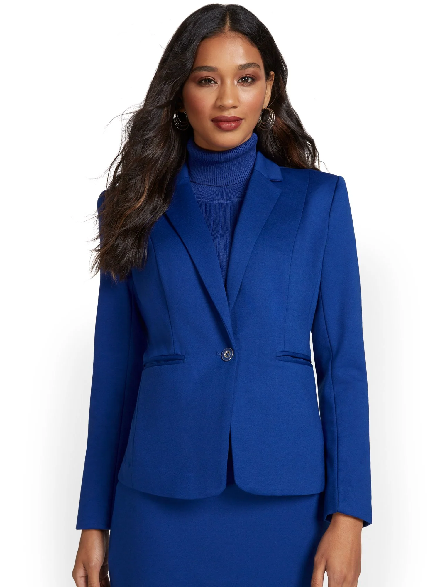 One-Button Ponte Jacket - Superflex - Image 6