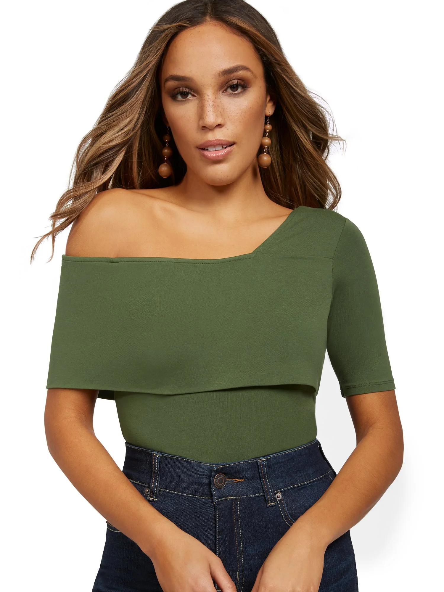 One-Shoulder City Tee - Image 9