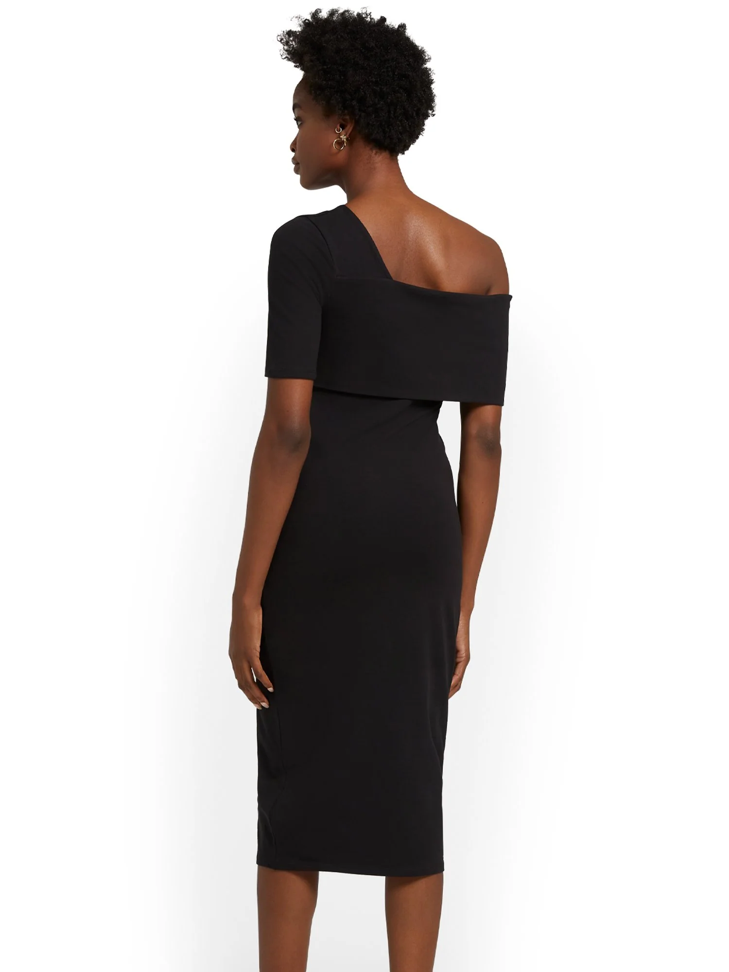 One-Shoulder City Tee Dress - Image 3