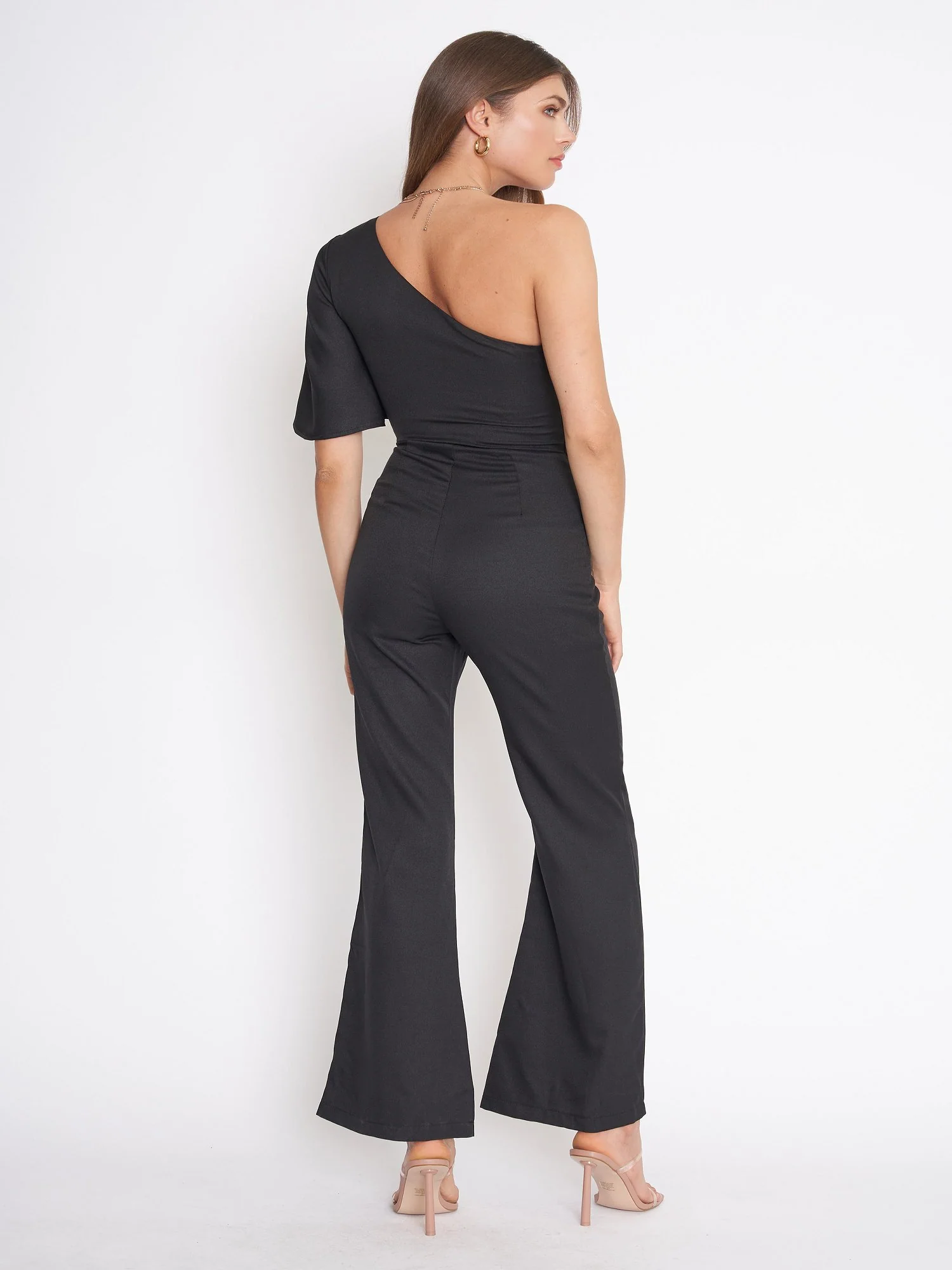 4Sienna One-Shoulder Crepe Jumpsuit - Brands We Love - Image 7