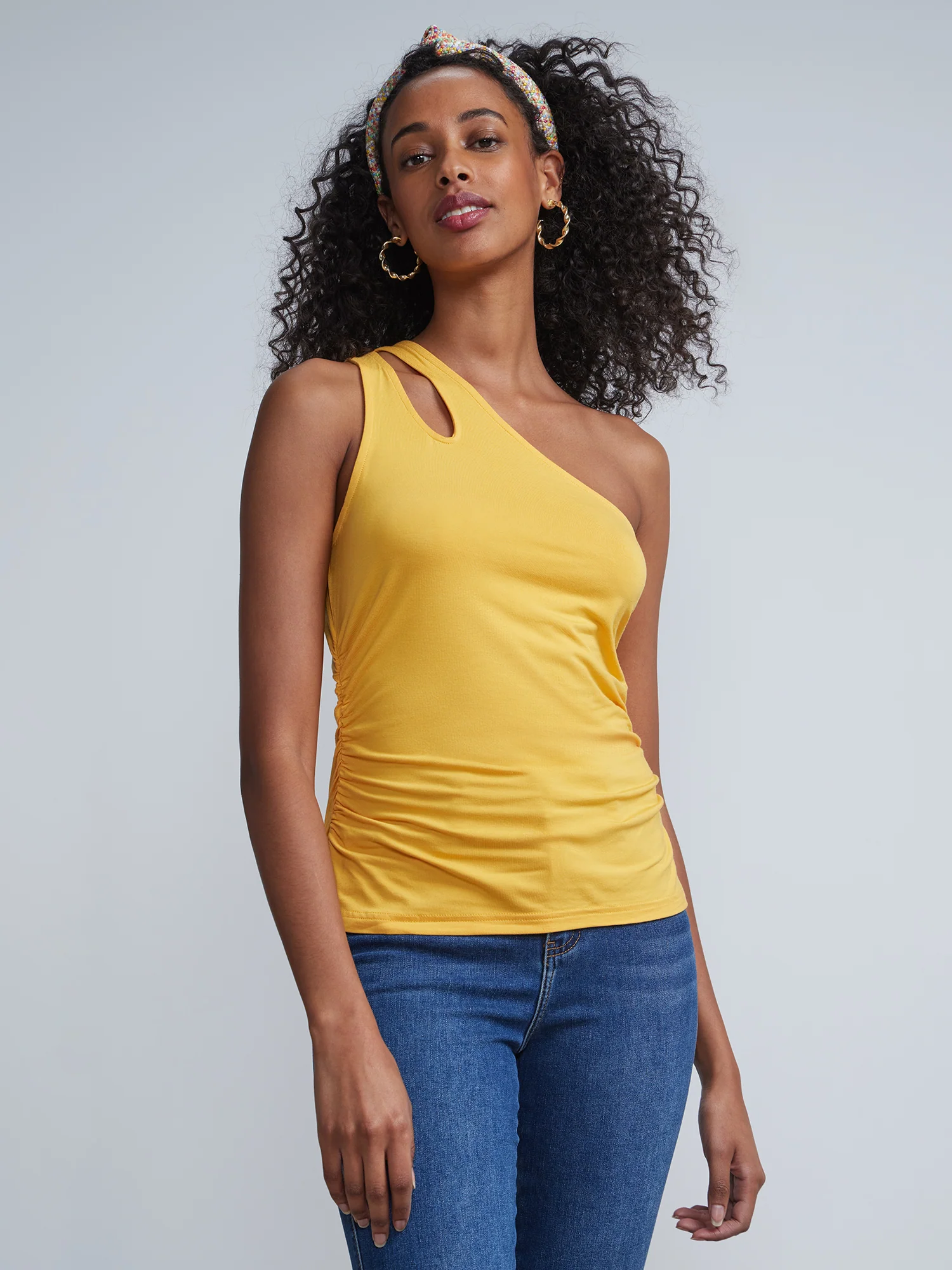 One Shoulder Ruched Top - Image 6