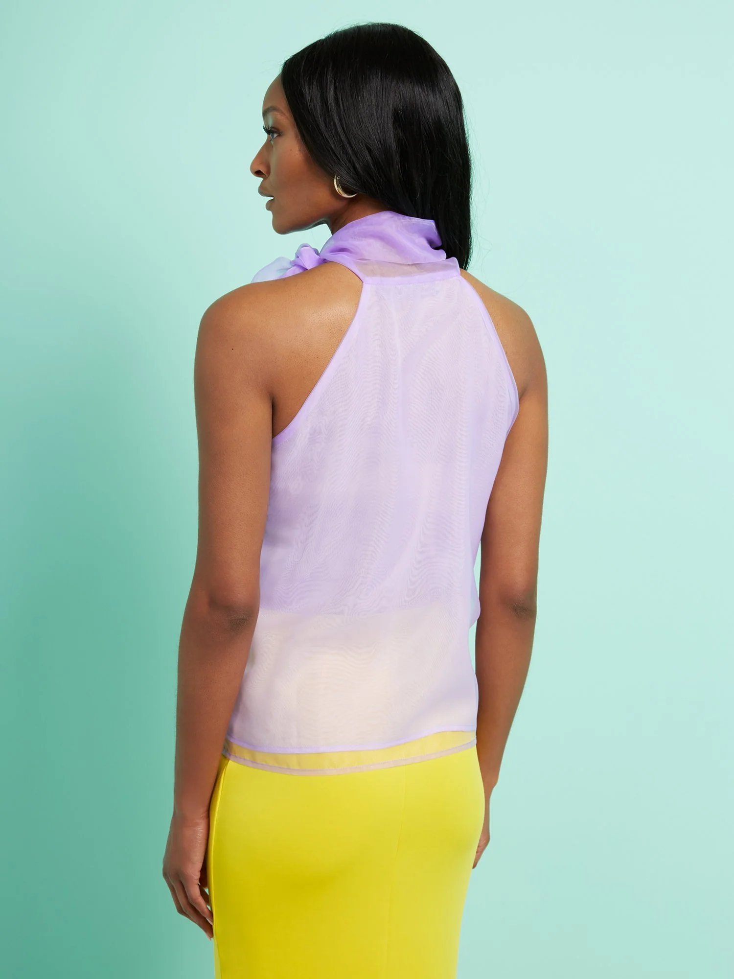 Organza Bow Blouse - Image 8