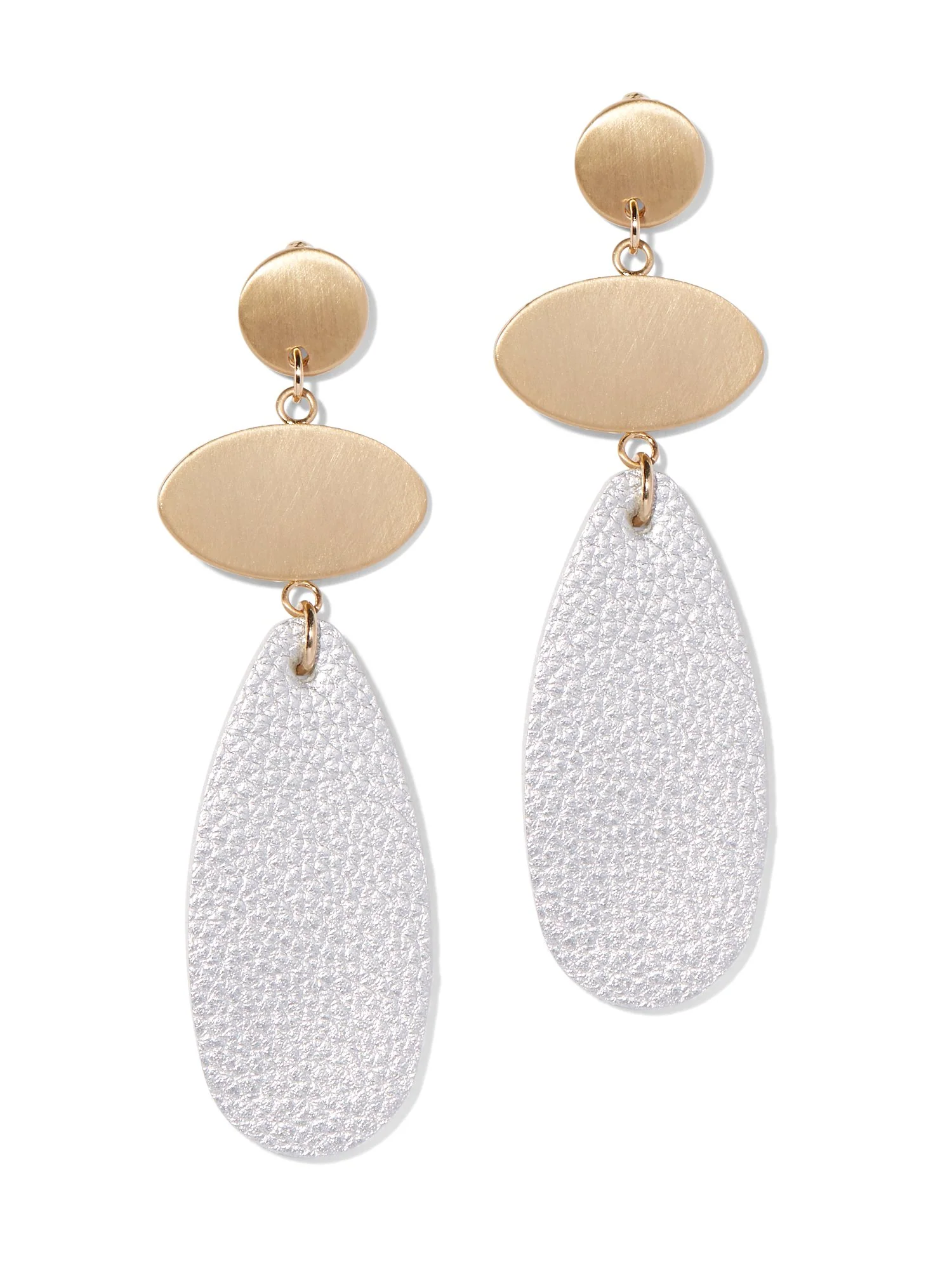 Oval Statement Drop Earring
