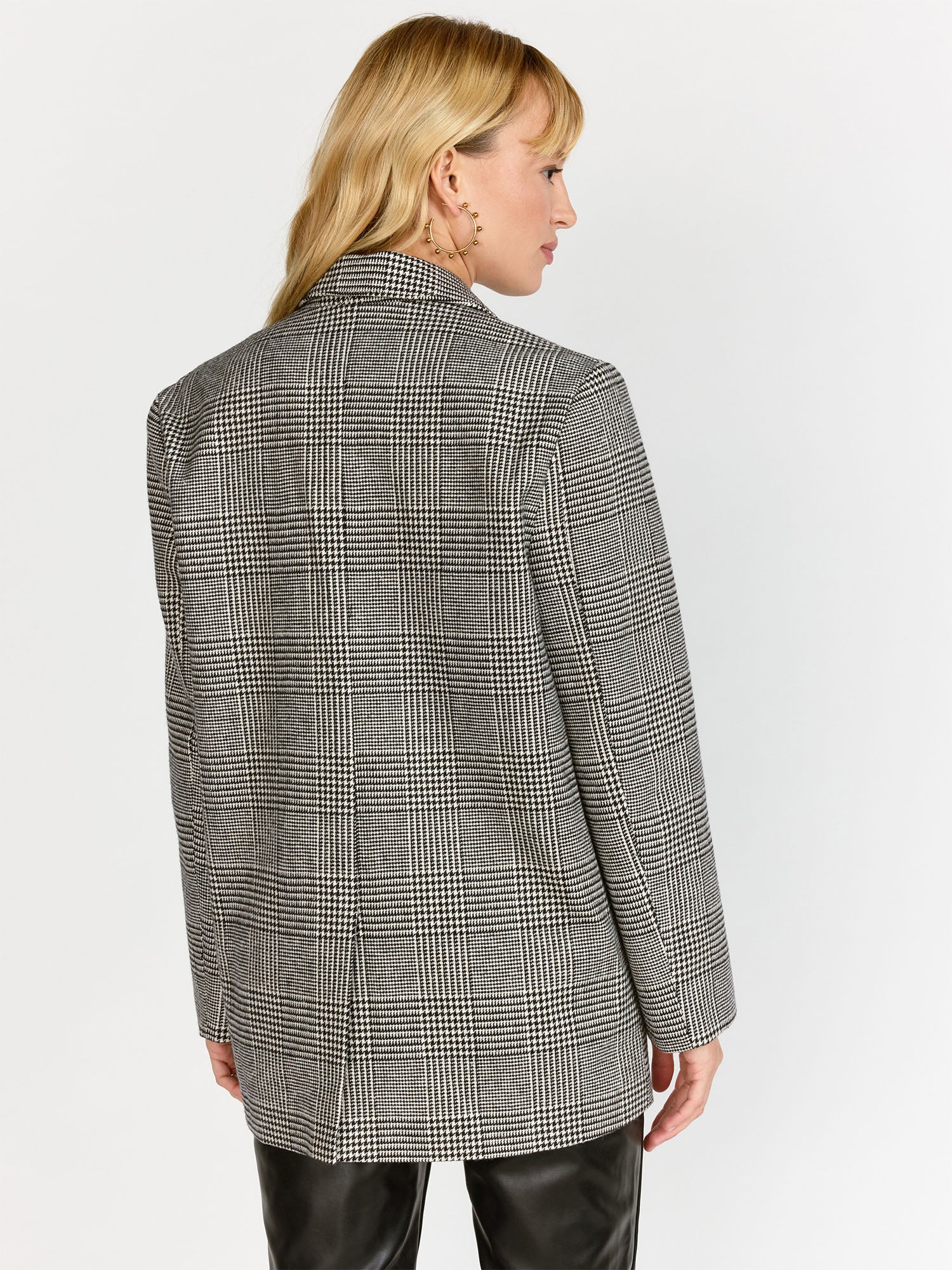 Dress Forum Oversized Menswear Glen Plaid Blazer - Brands We Love - Image 4