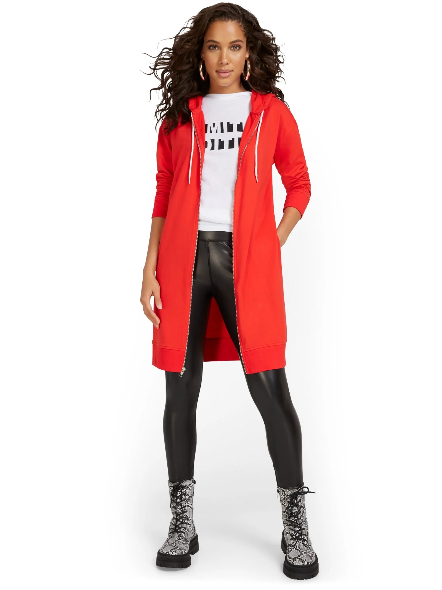 Oversized Zip-Front Hoodie - Image 6