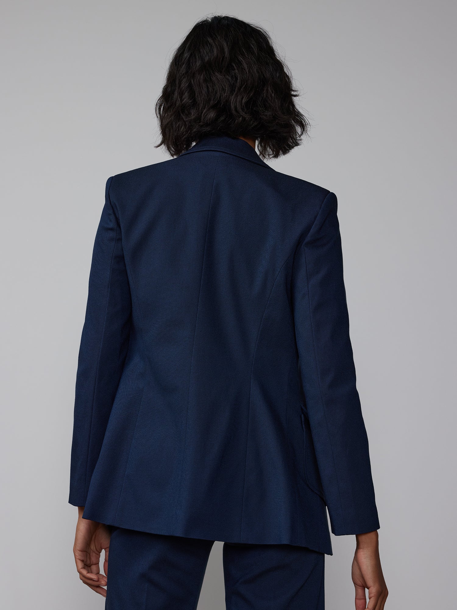 Petite Pleated Pocket Sculpted Blazer - Image 3