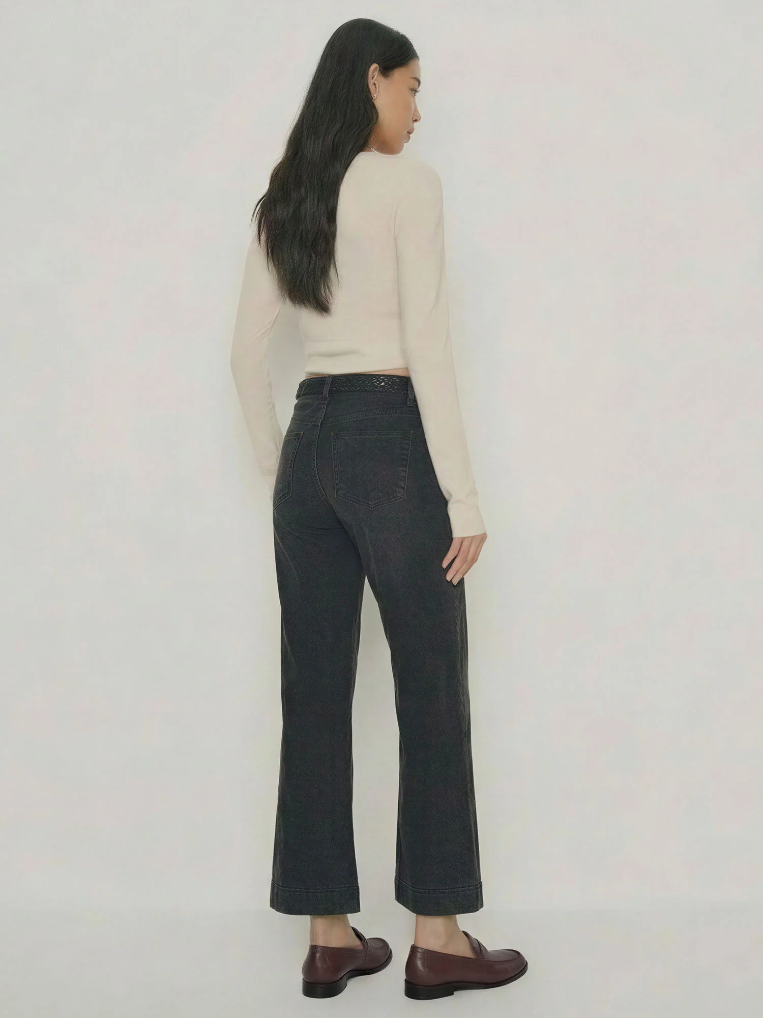 Painter Pocket Stretch Straight Leg Jeans - Image 4