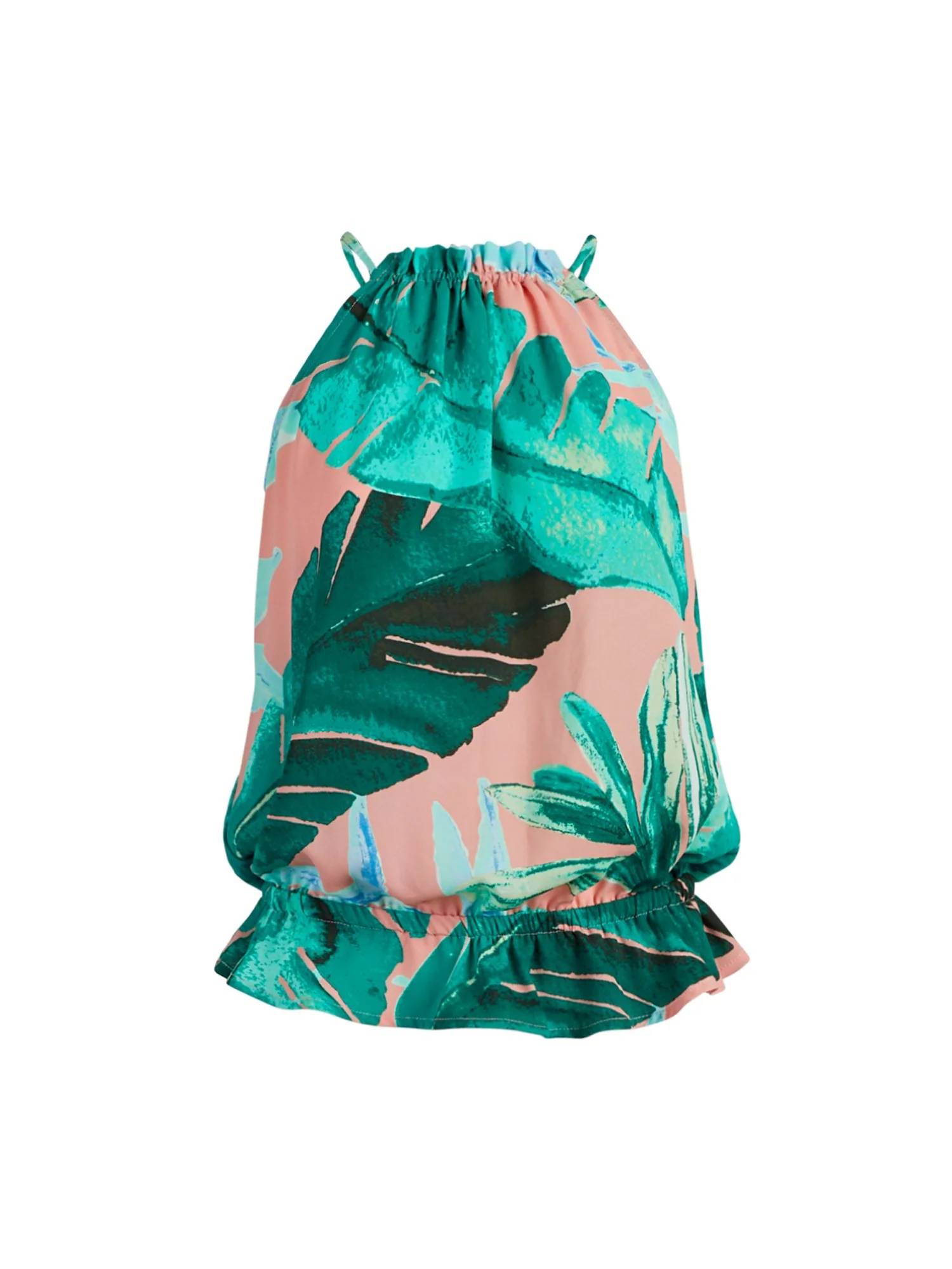 Palm-Print Halter Top - 7th Avenue - Image 3