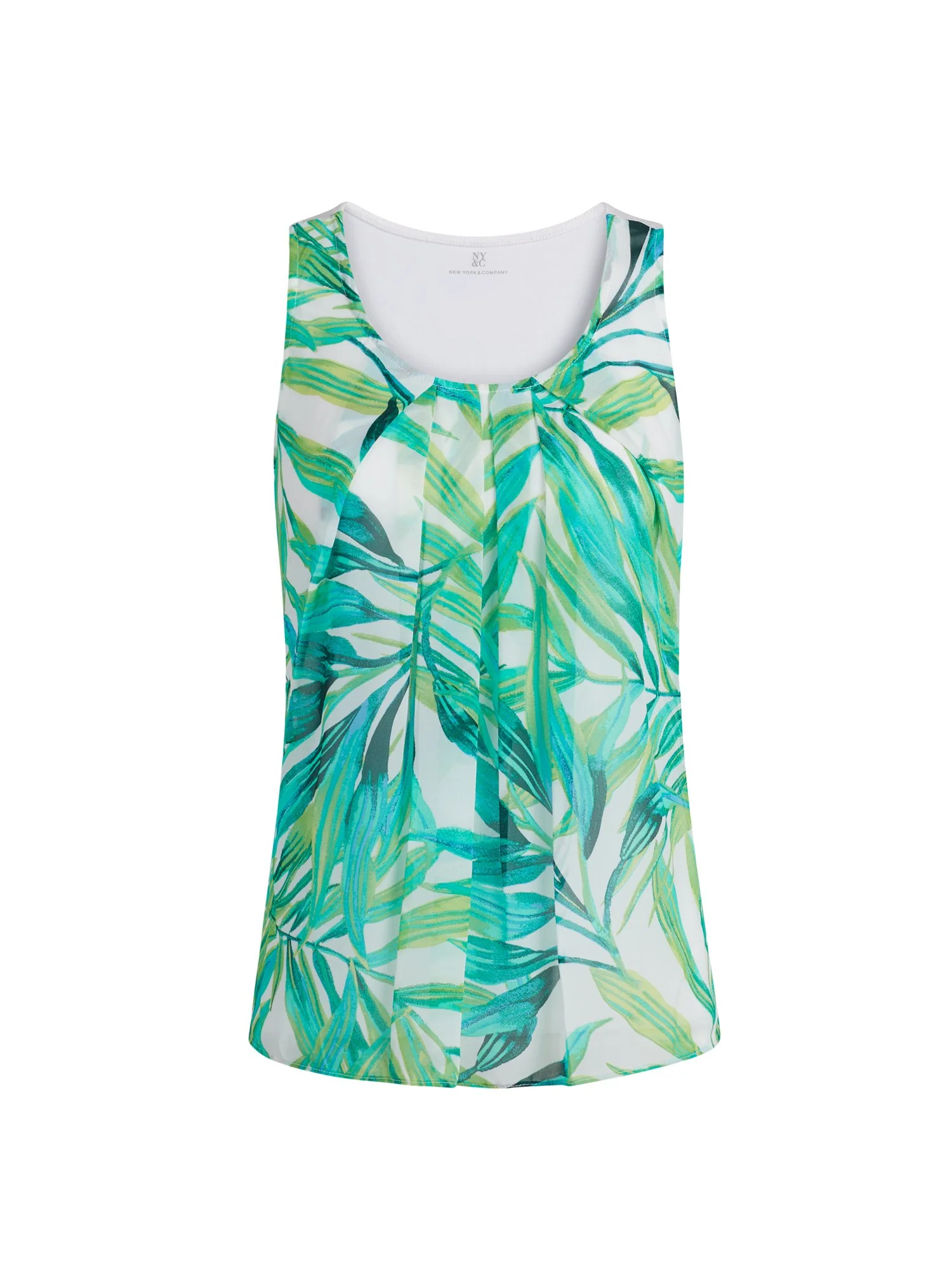 Palm-Print Sleeveless Top - Image 2