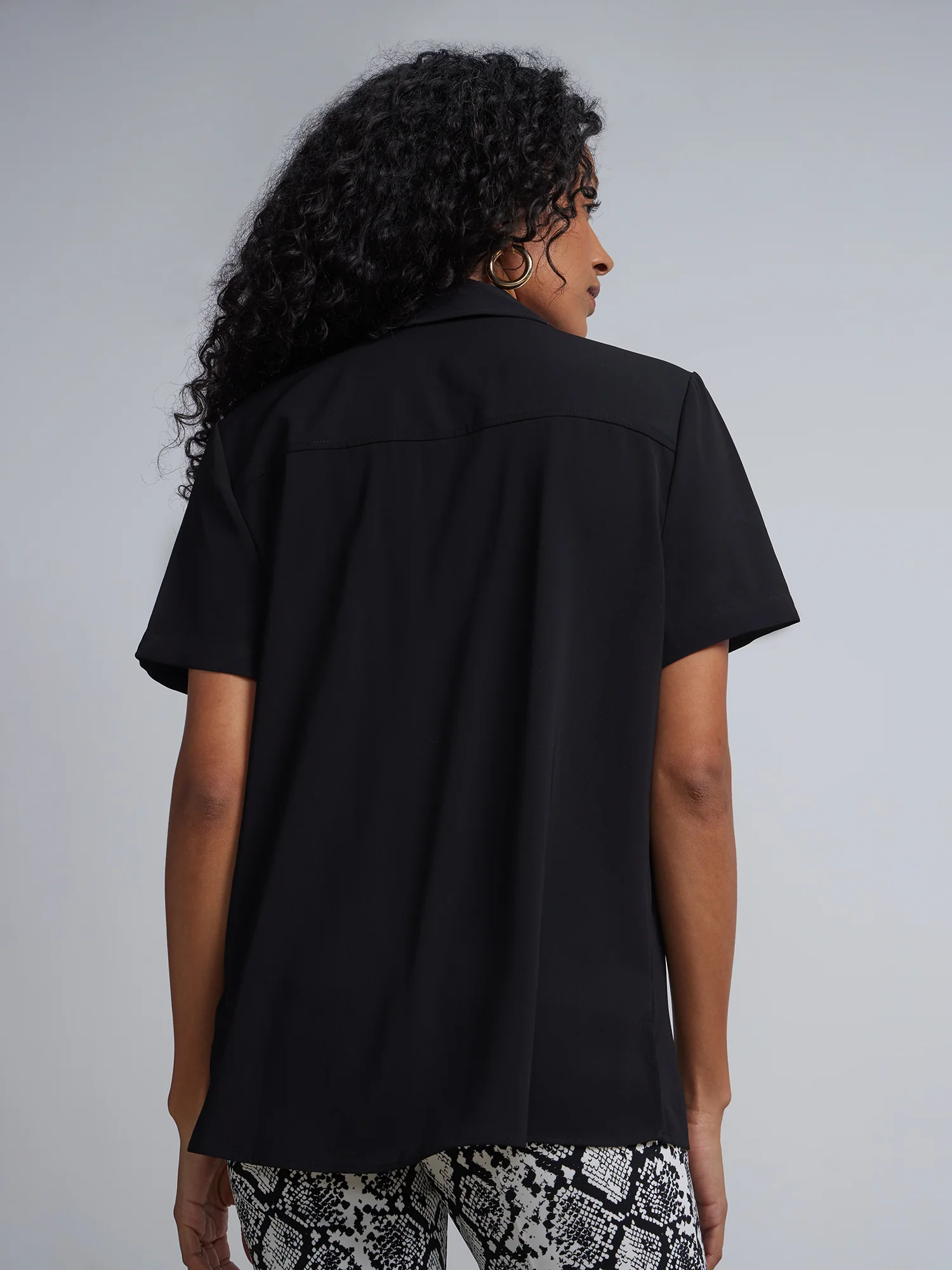 Patch-Pocket Button-Front Shirt - Image 3