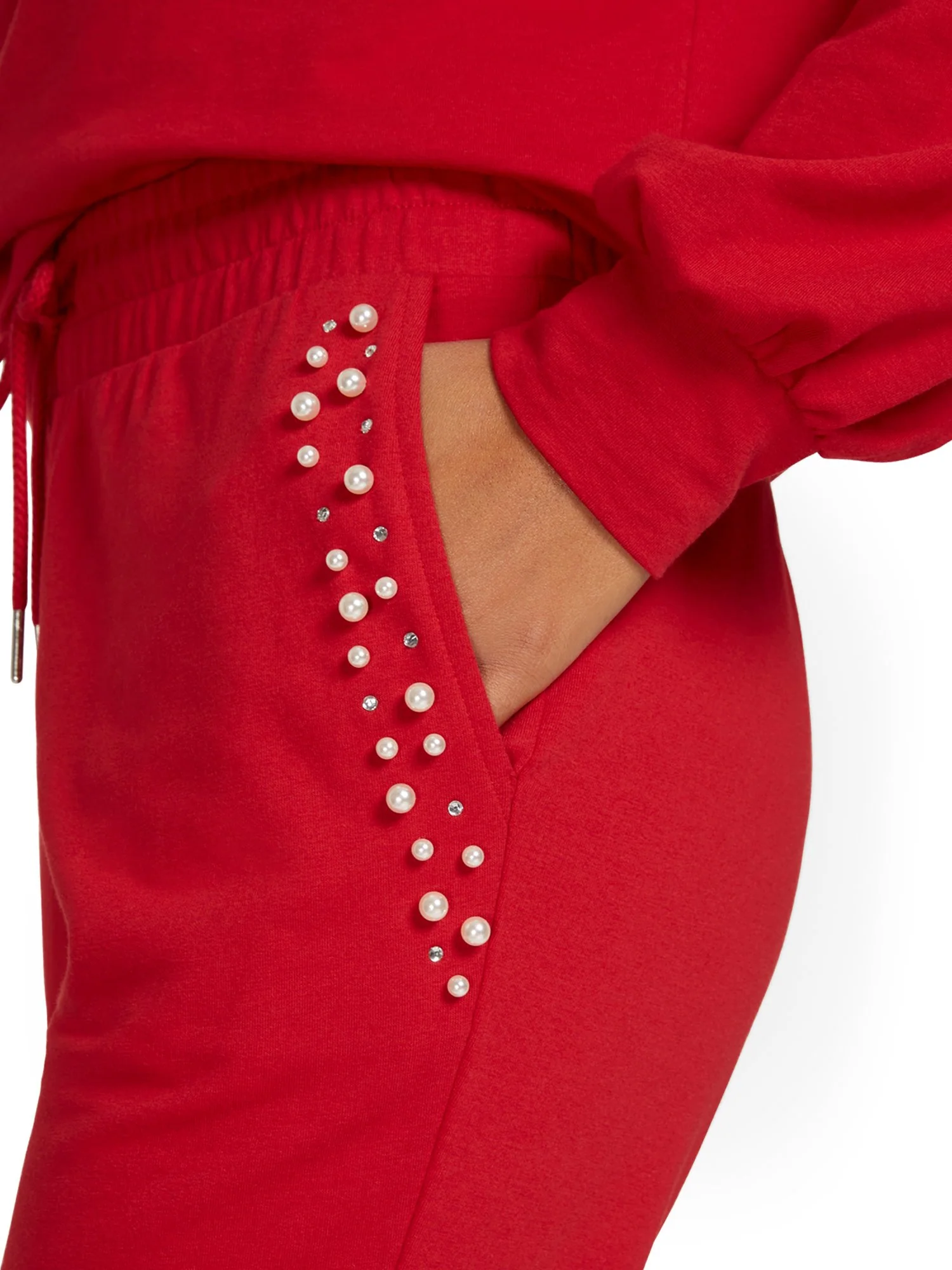 Pearl-Embellished Jogger Pant - Image 8