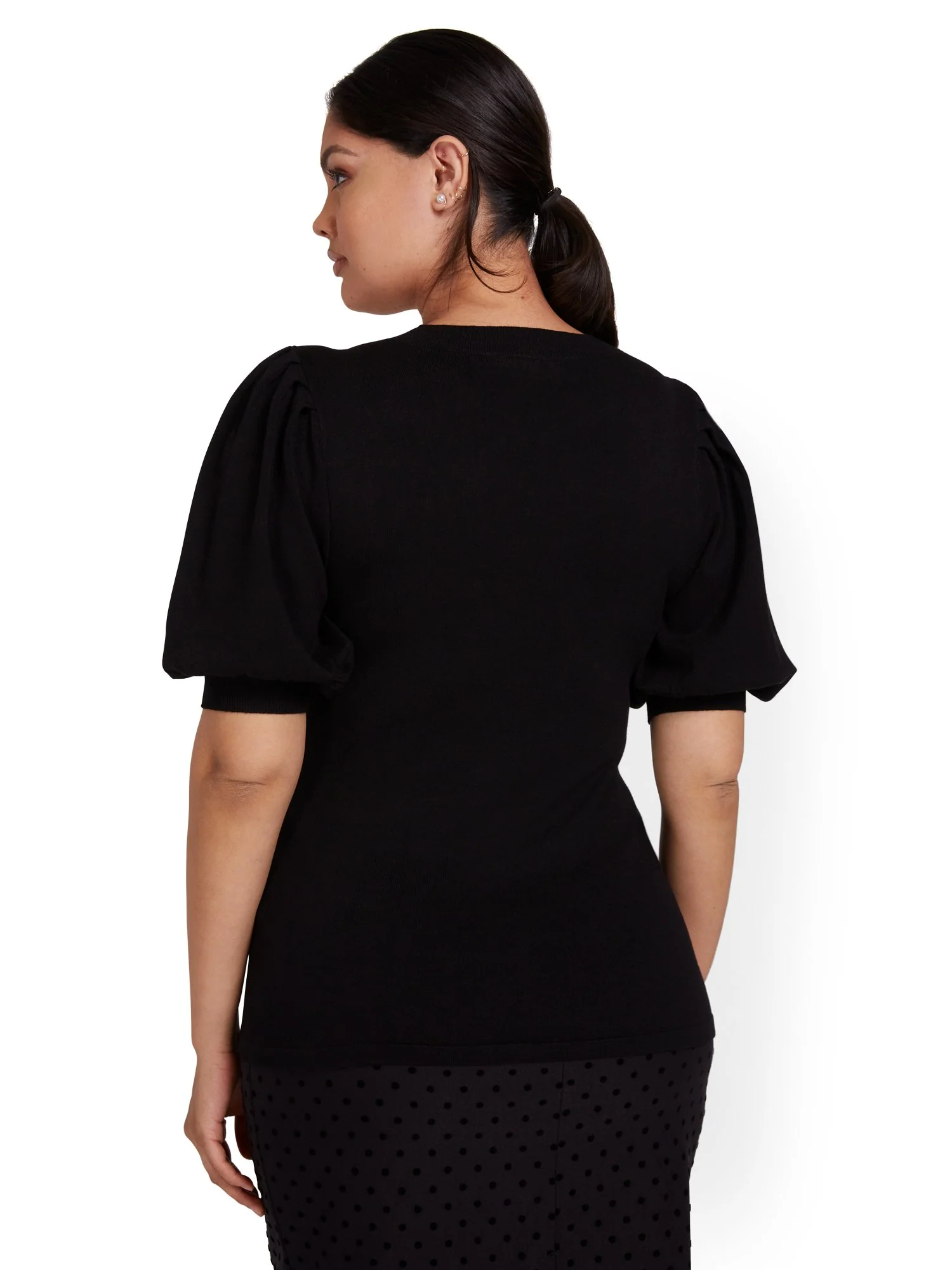 Pearl-Trim Sweater - Image 3