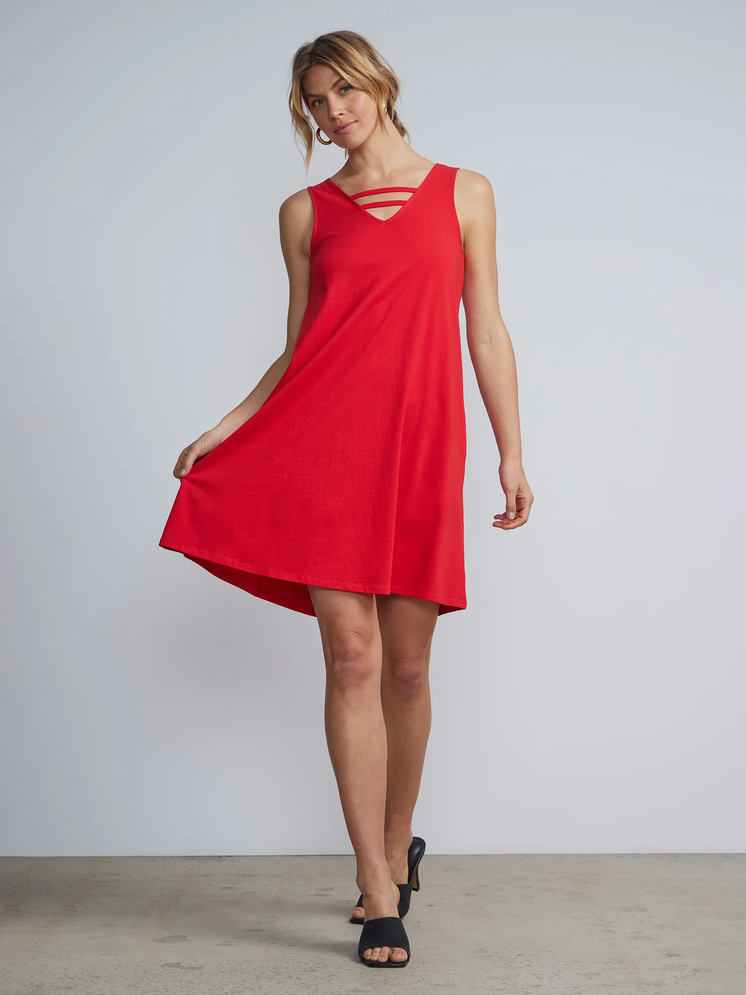 Perfect Latice T-shirt Dress - Image 6