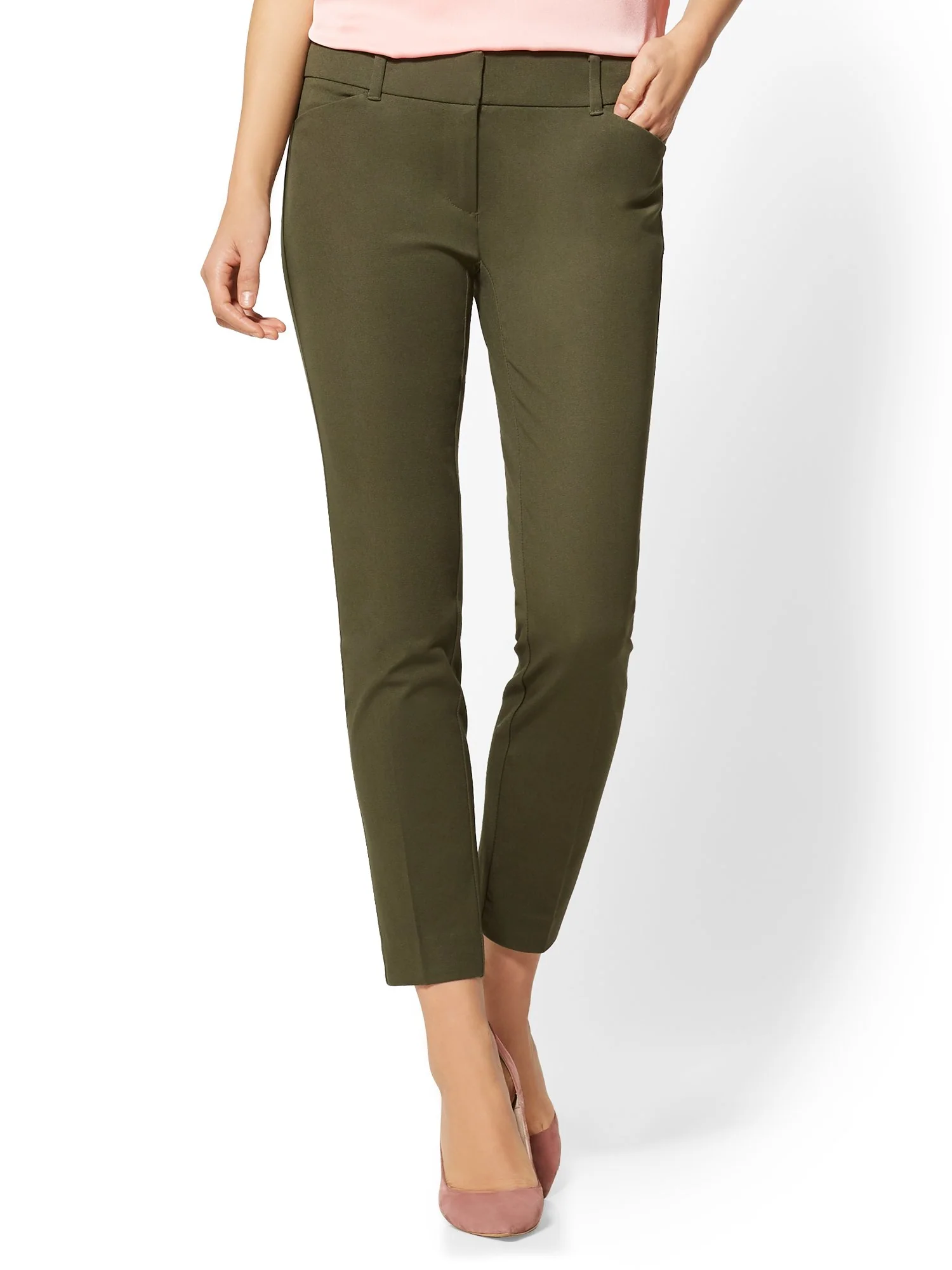 Petite Audrey Ankle Pant - Solid - Image 28