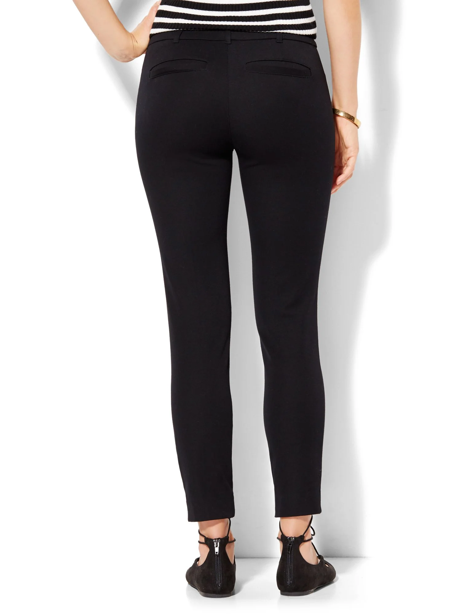Petite Audrey Ankle Pant - Solid - Image 3