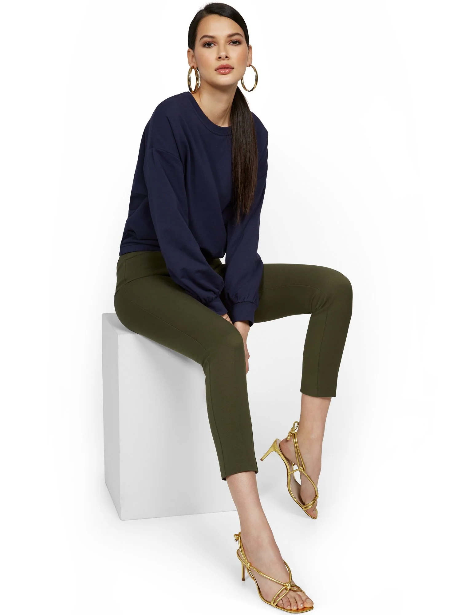 Petite Audrey High-Waisted Ankle Pant - Image 14