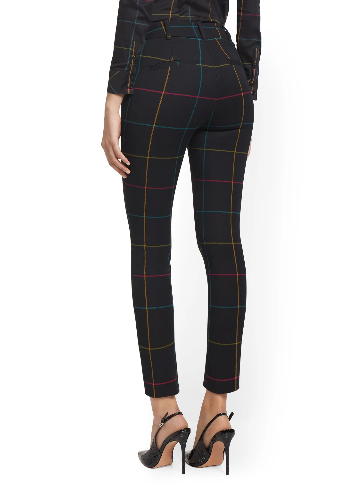 Petite Audrey High-Waisted Ankle Pant - Rainbow - Image 2