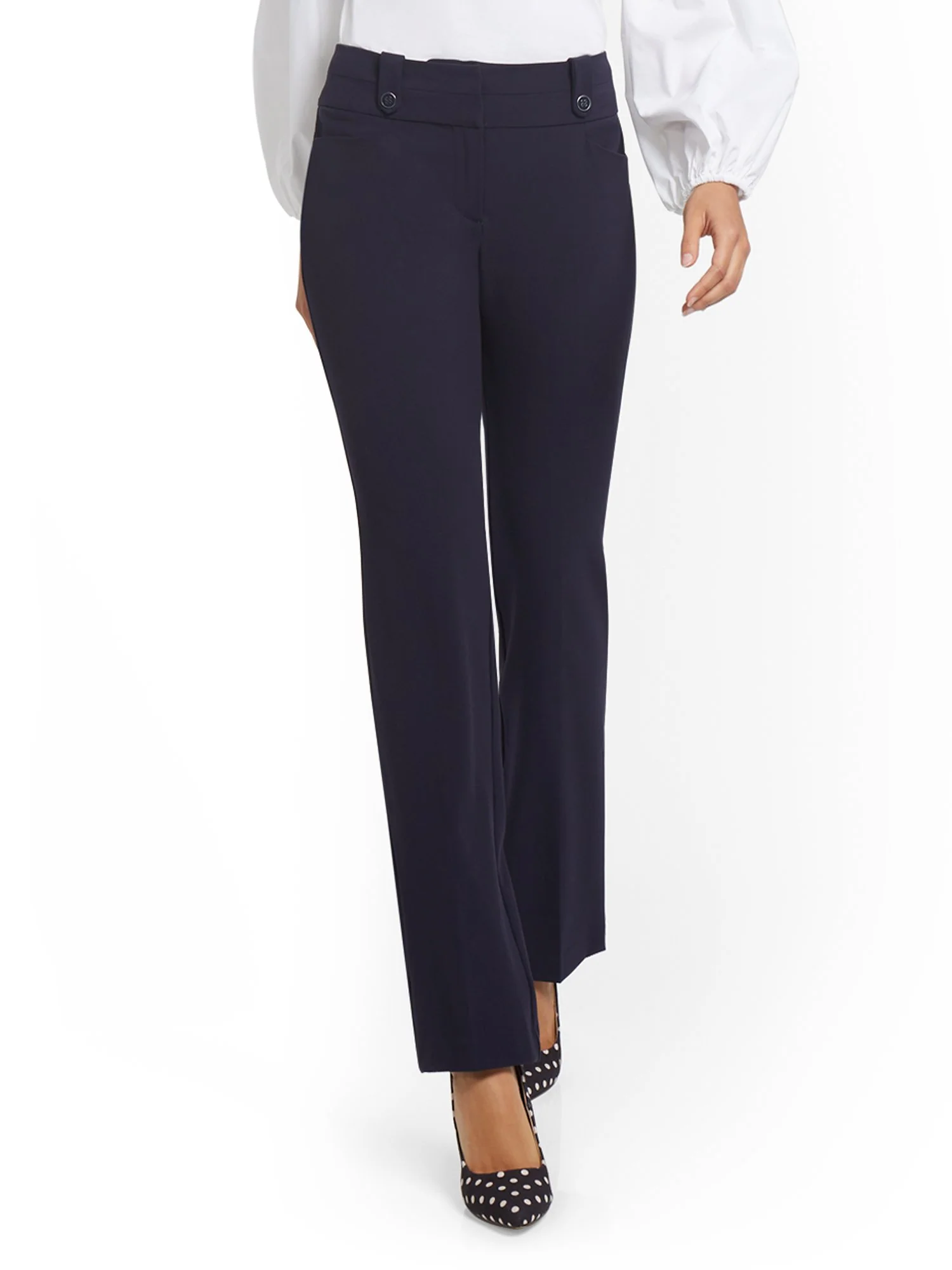 Petite Barely Bootcut Pant - Mid-Rise - Essential Stretch - 7th Avenue - Image 18