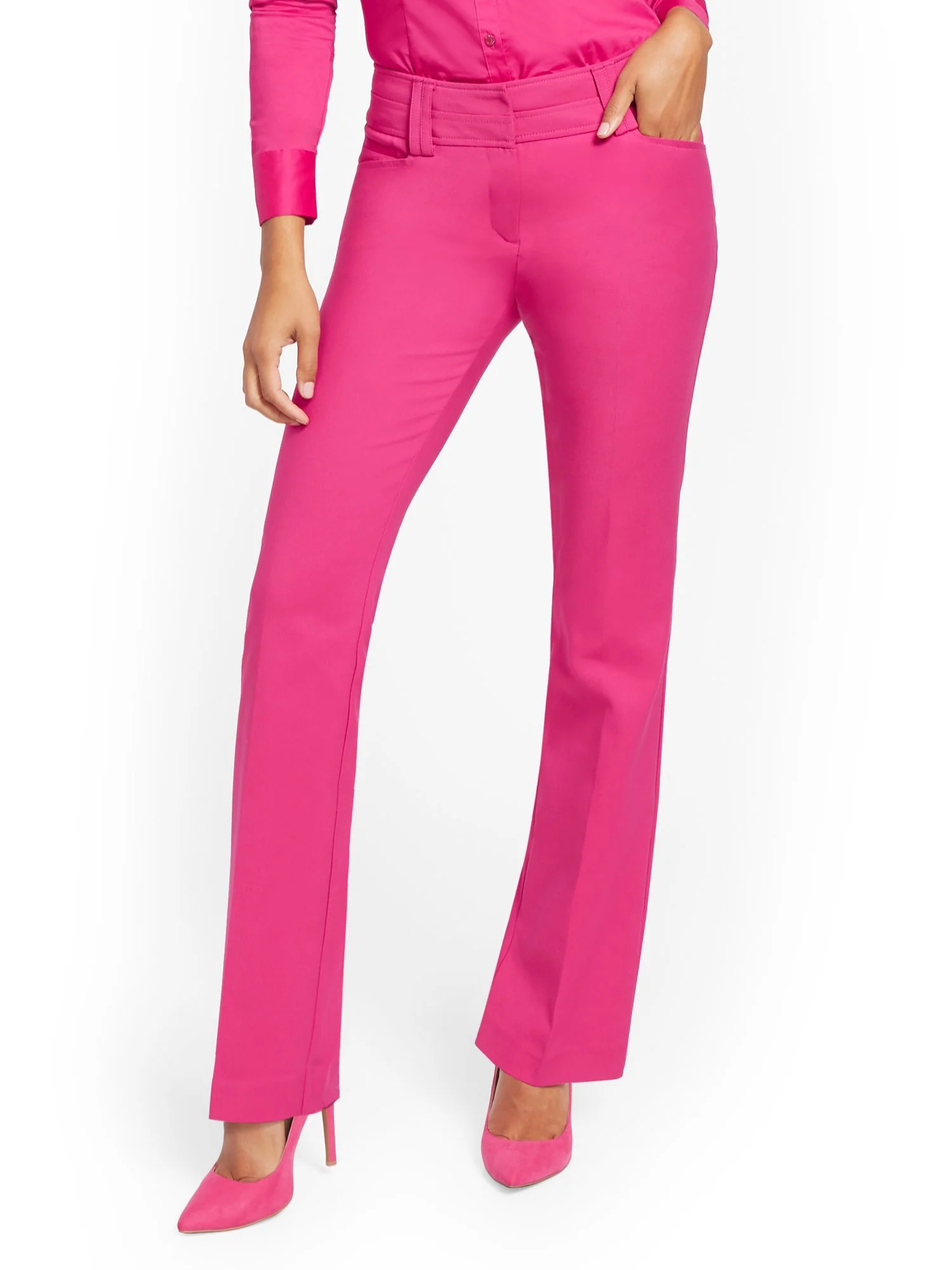 Petite Barely Bootcut Pant - Modern - All-Season Stretch - 7th Avenue - Image 18