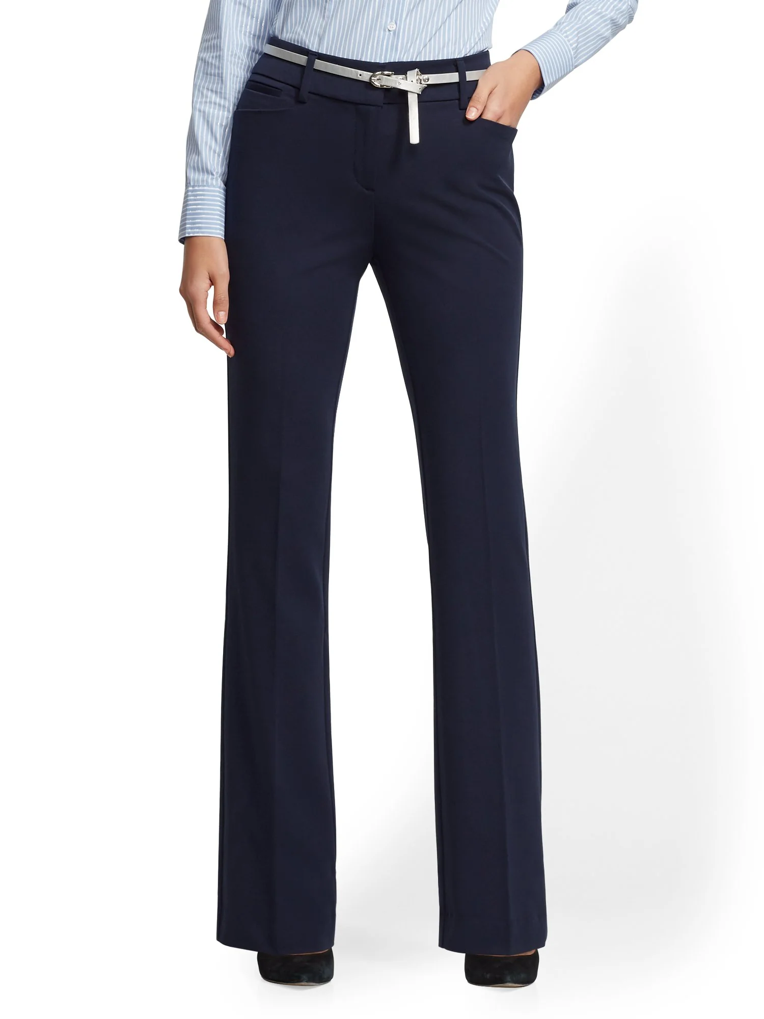 Petite Bootcut Pant - Mid Rise - SuperStretch - 7th Avenue - Image 7