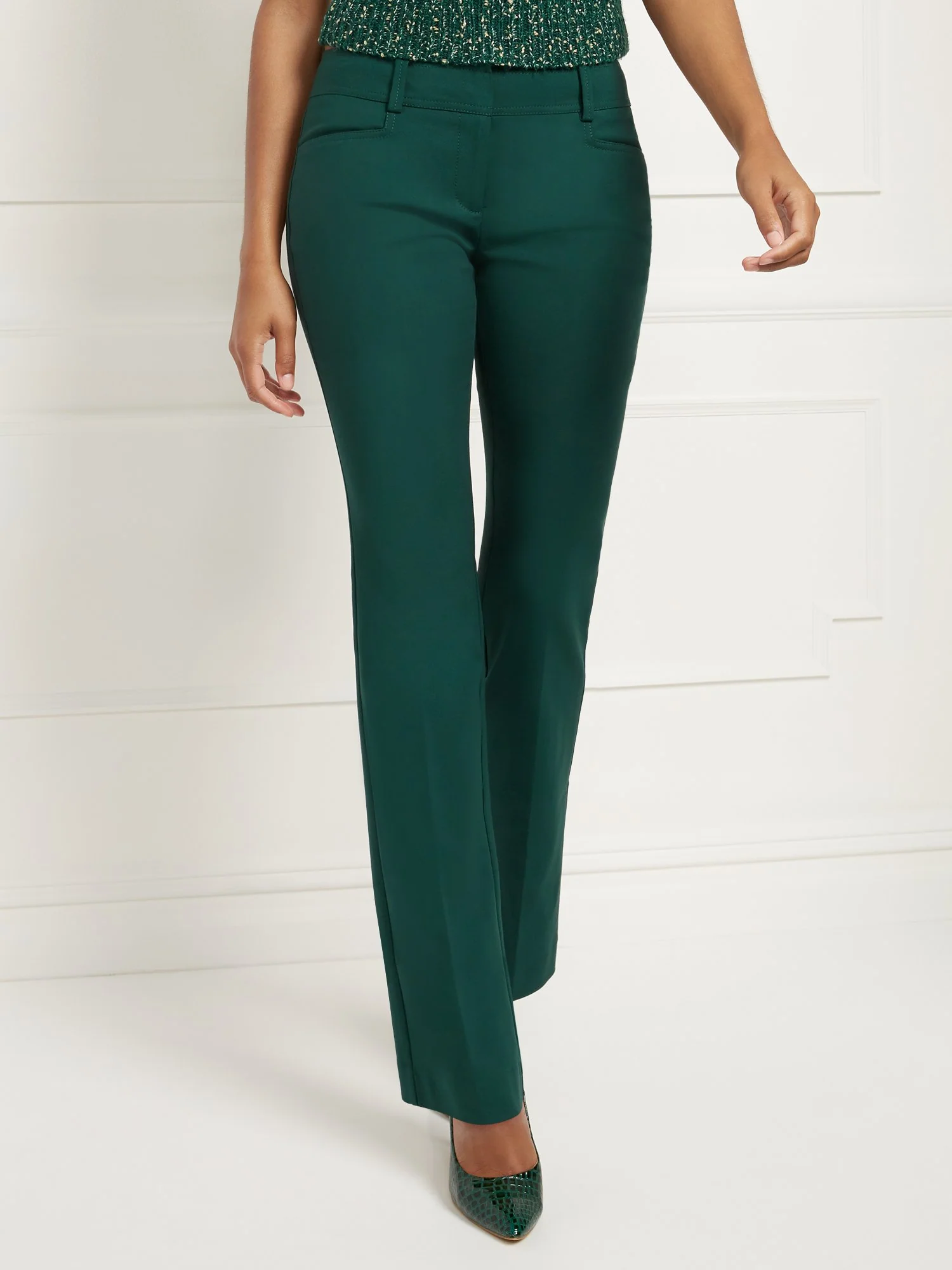 Petite Bootcut Pant - Signature - All-Season Stretch - 7th Avenue - Image 15