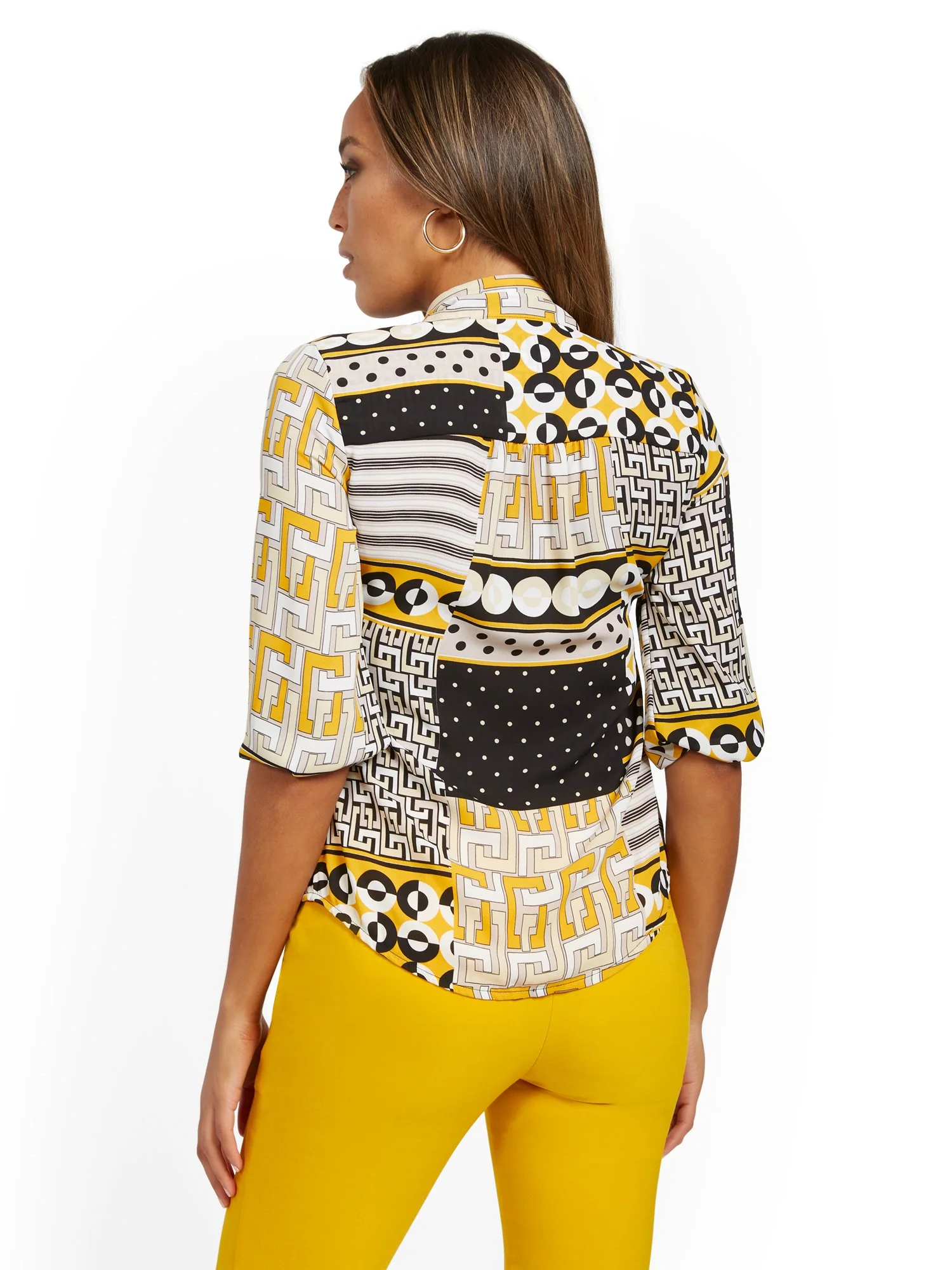 Petite Bow Blouse - 7th Avenue - Image 3