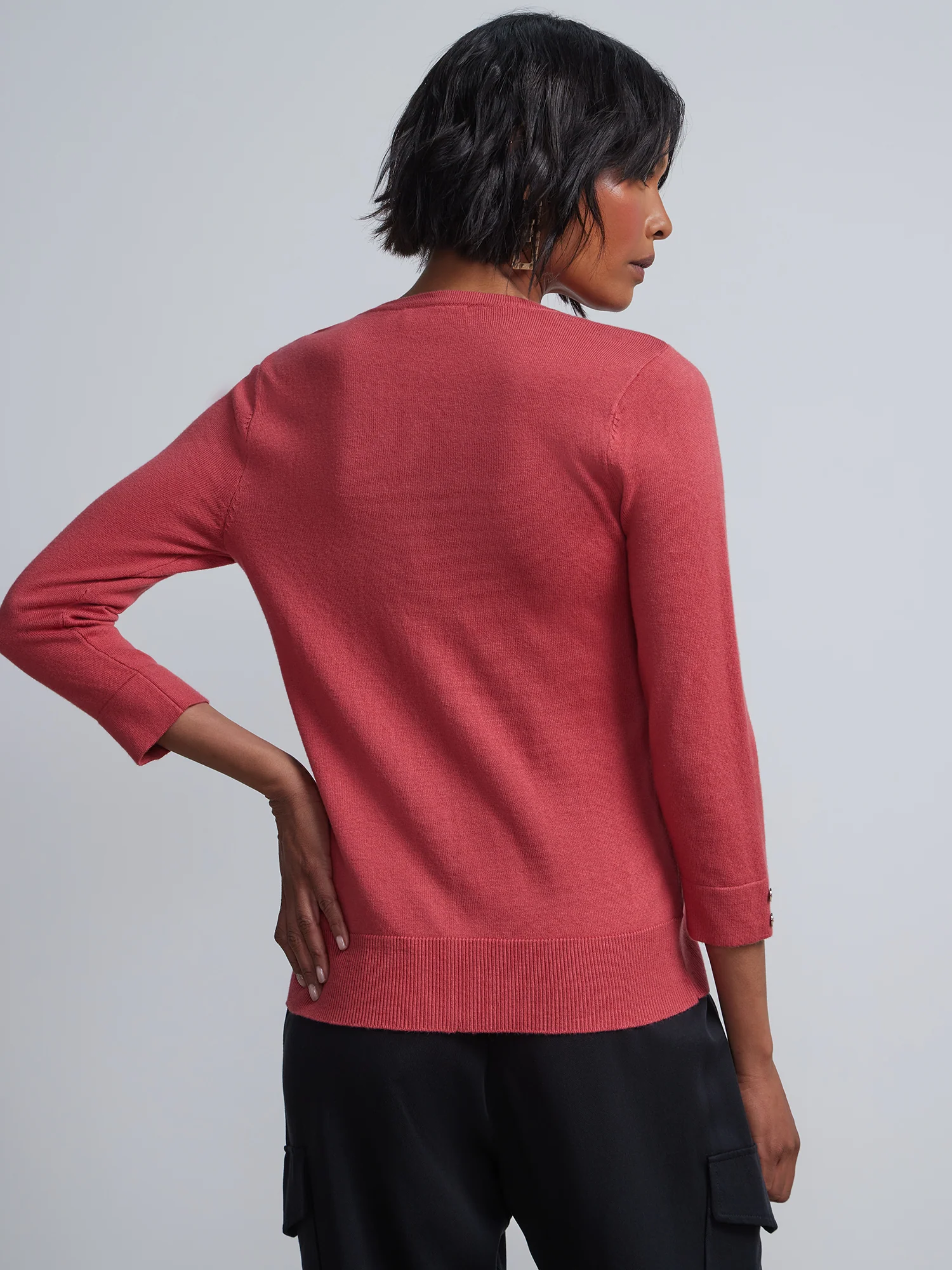 Petite Chelsea Crewneck Cardigan - Image 27