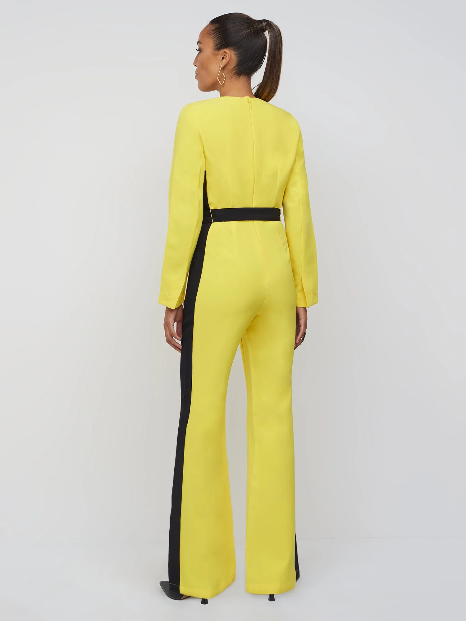 Petite Colorblock Wide-Leg Jumpsuit - Image 2