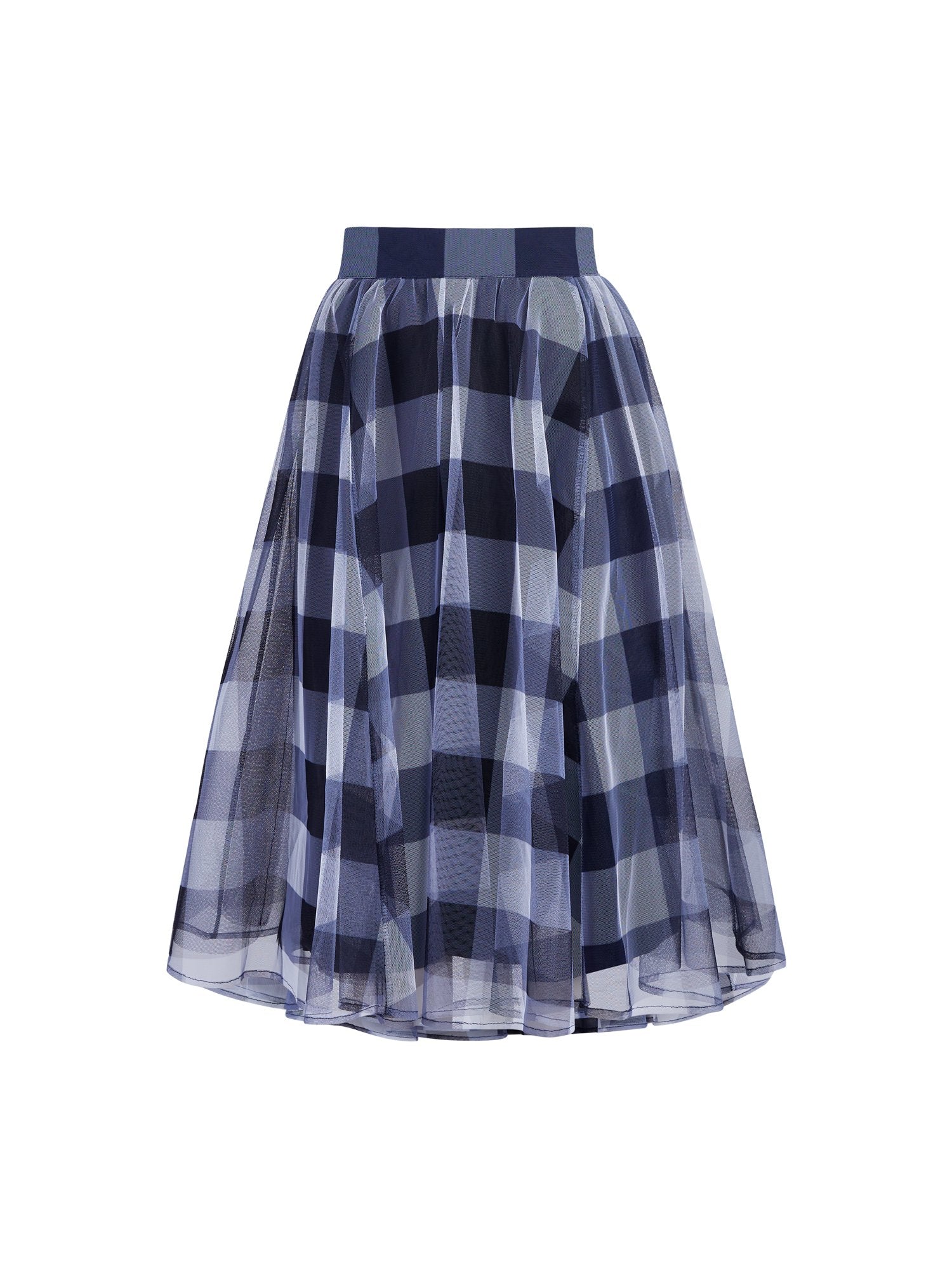 Petite Gingham Tulle Skirt - 7th Avenue - Image 2