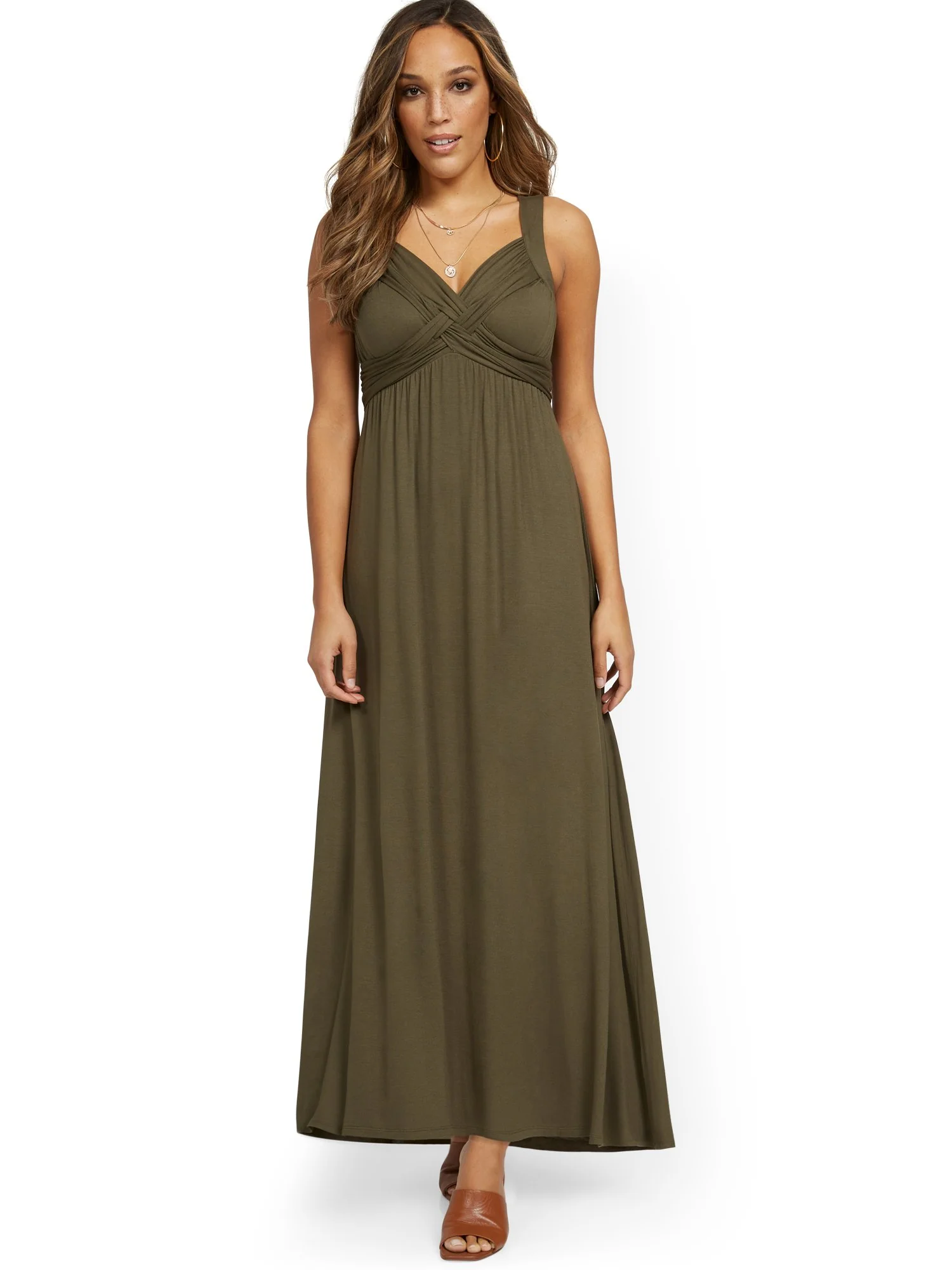 Petite Goddess Maxi Dress - Image 9