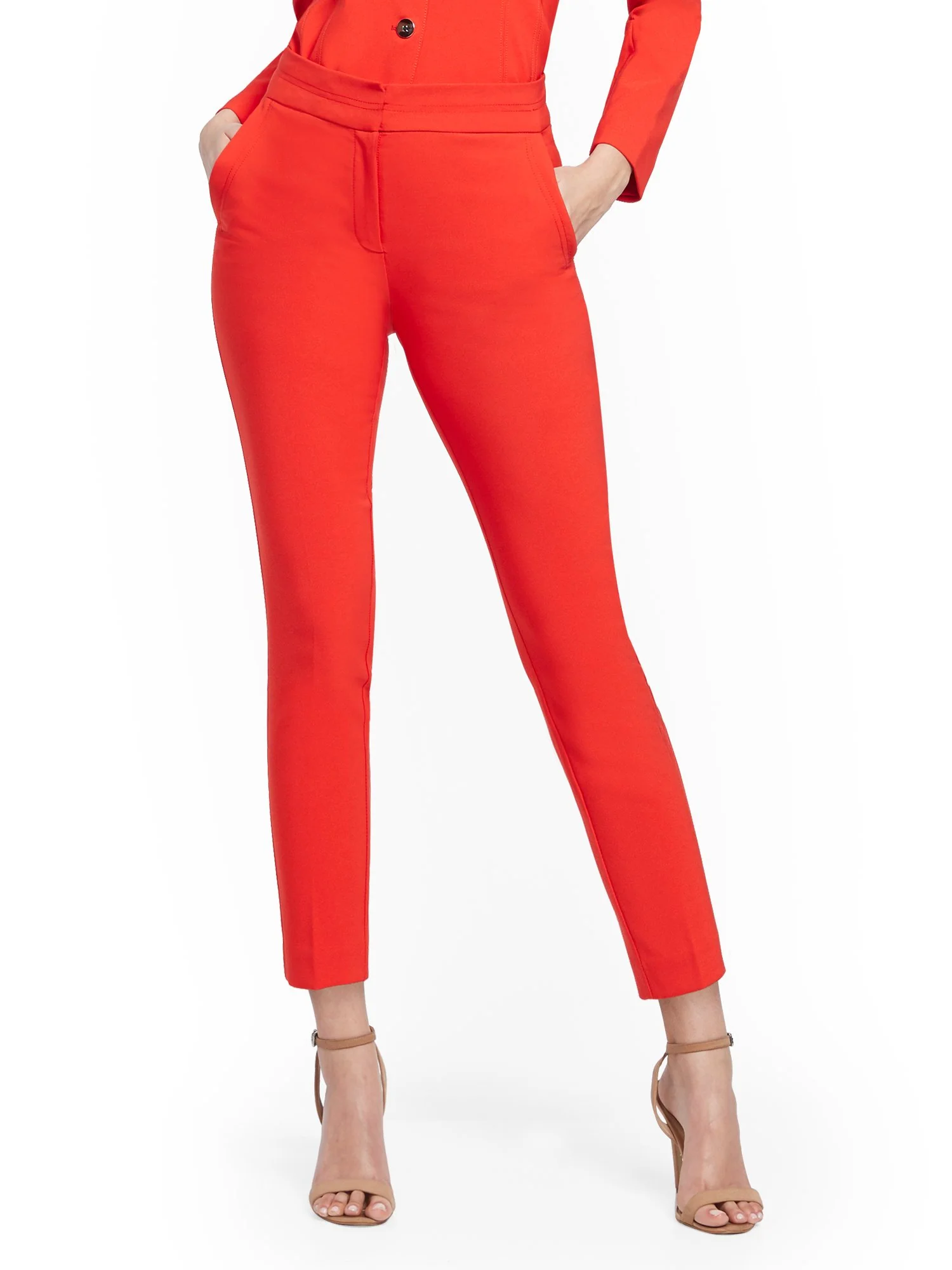 Petite High-Waisted Ankle Pant - Two-Way Stretch - 7th Avenue - Image 2