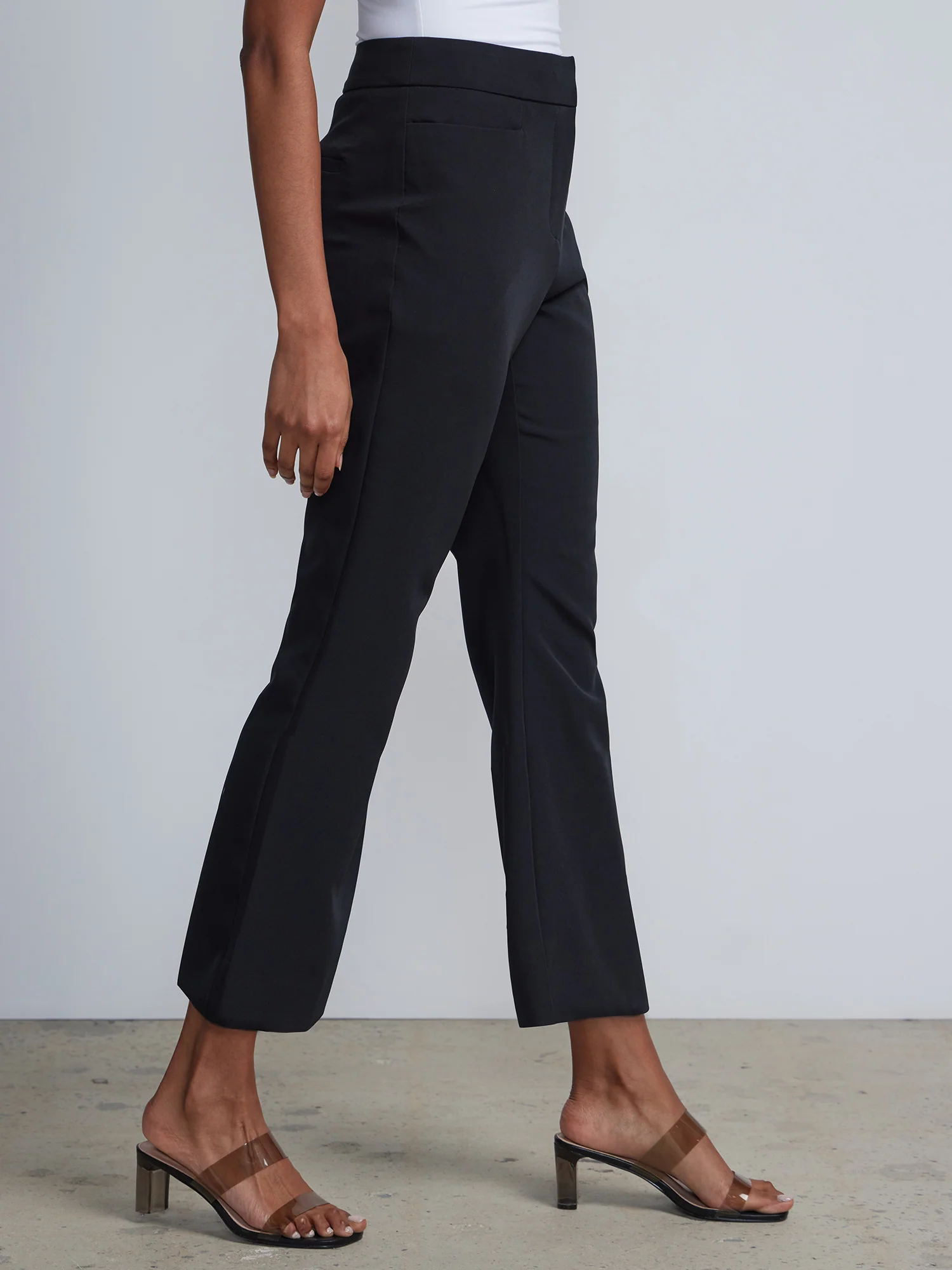 Petite High-Waisted Straight-Leg Kick Crop Pant - Image 3
