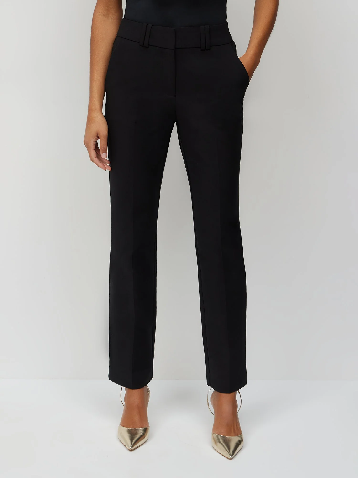 Petite High Rise Straight-Leg Pant - All Season Stretch - Image 3