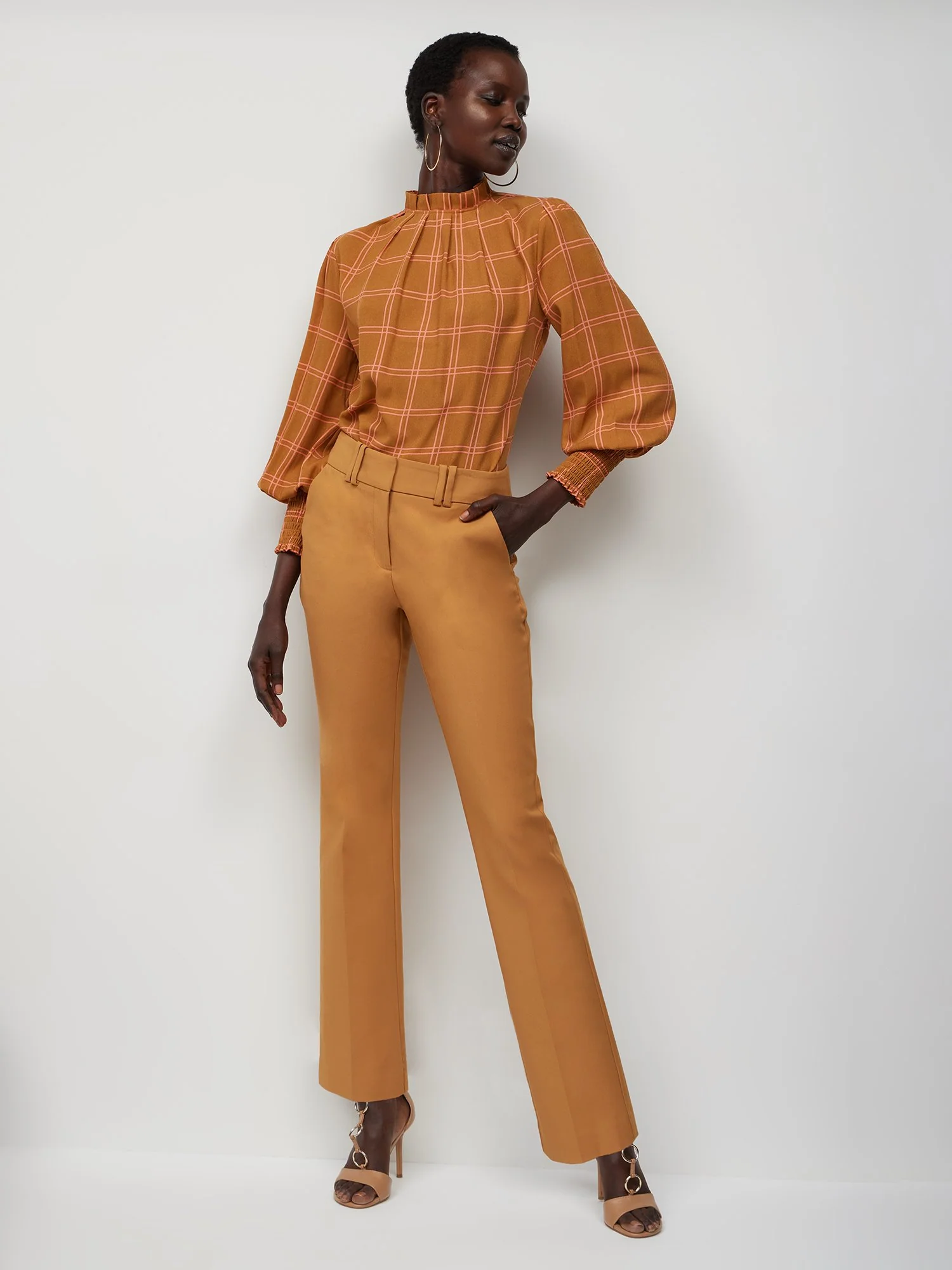 Petite High Rise Straight-Leg Pant - All Season Stretch - Image 5