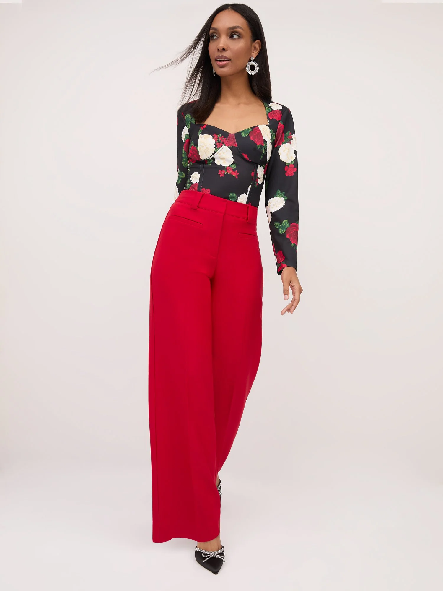 Petite High-Waisted Wide-Leg Pant - Premium Stretch - Image 11