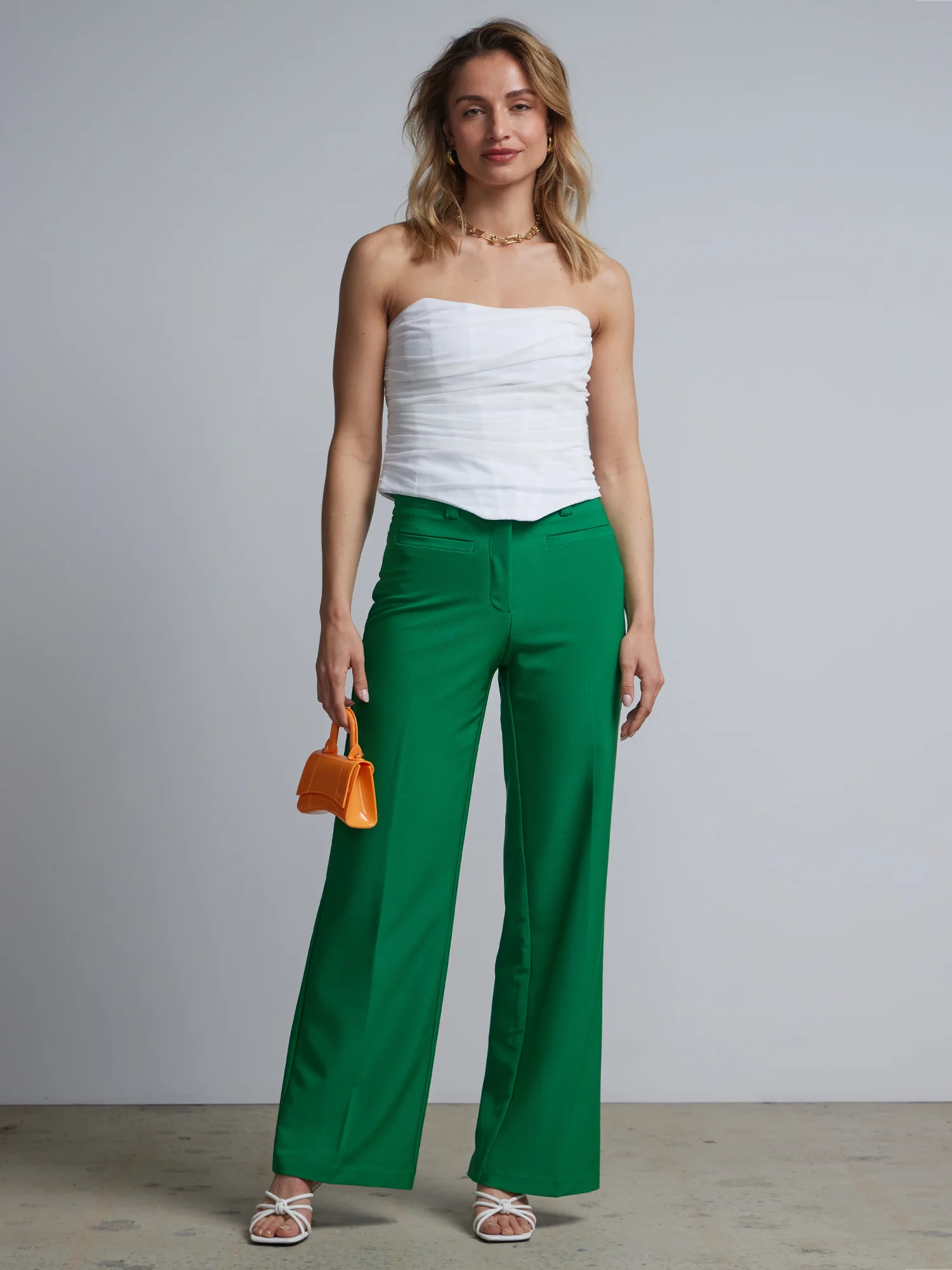 Petite High-Waisted Wide-Leg Pant - Premium Stretch - Image 18