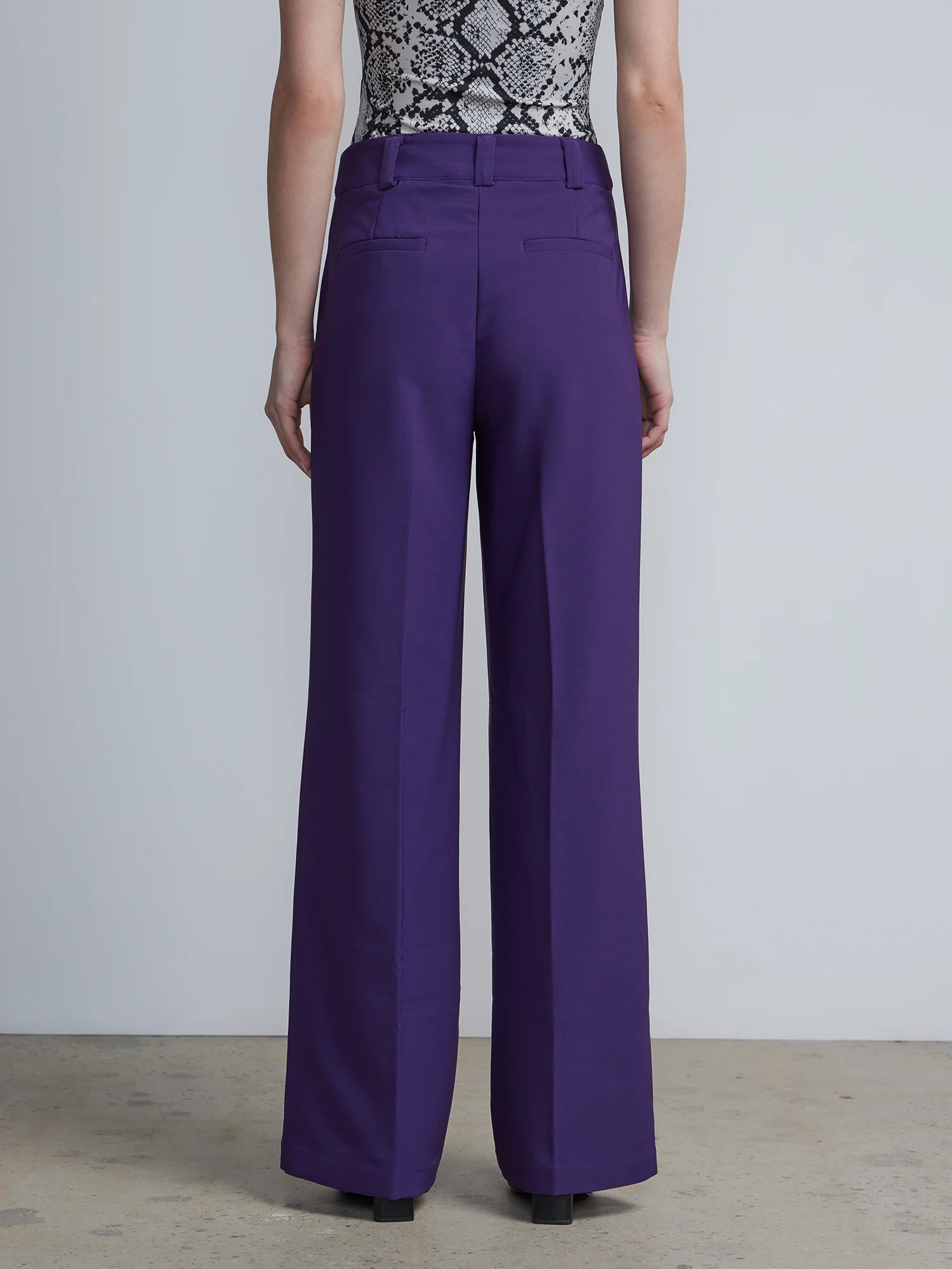 Petite High-Waisted Wide-Leg Pant - Premium Stretch - Image 23