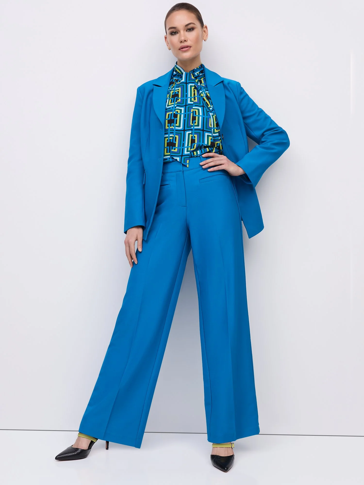 Petite High-Waisted Wide-Leg Pant - Premium Stretch - Image 7