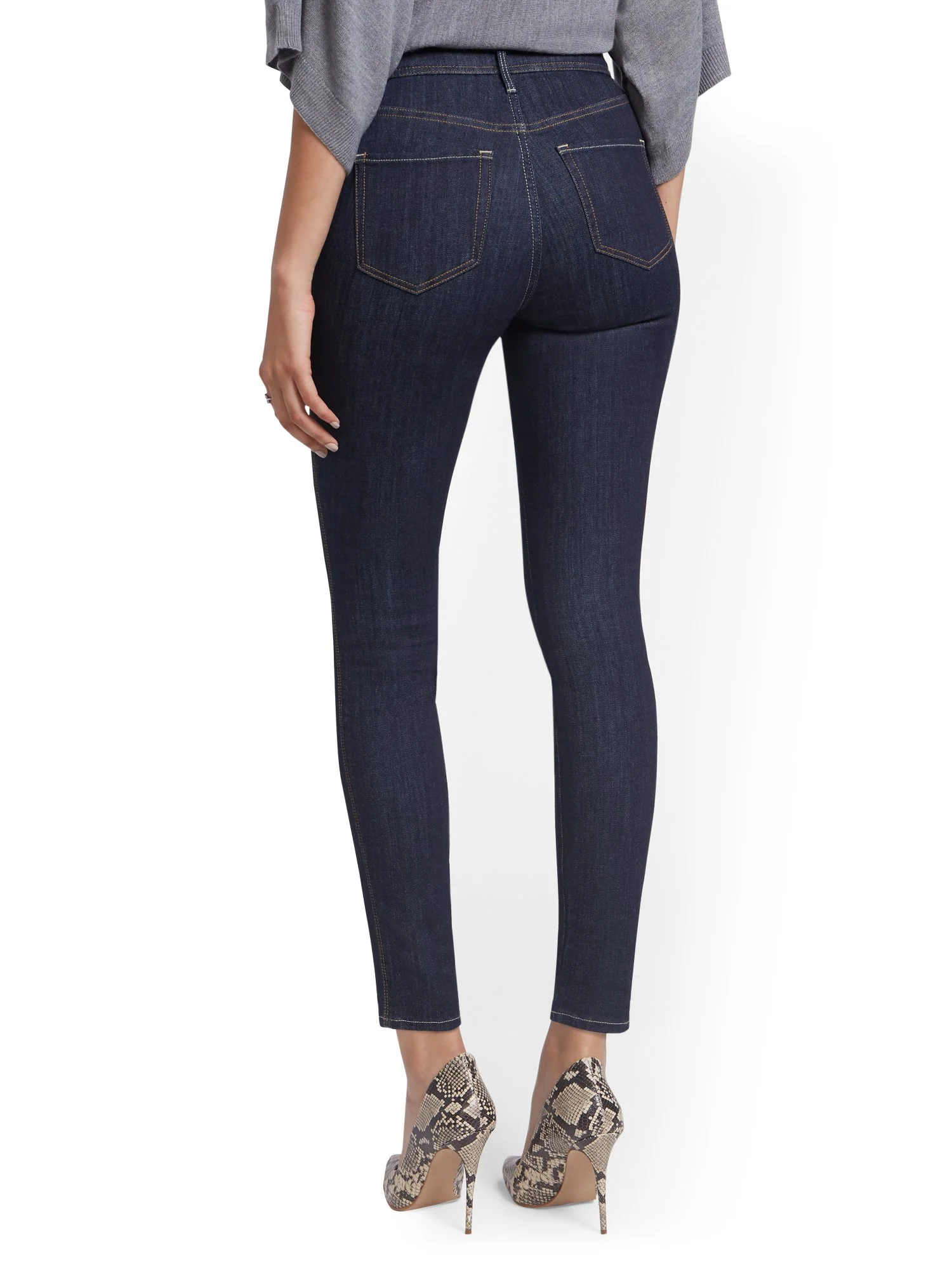Petite Lexi High-Waisted Super-Skinny Jeans - Image 3