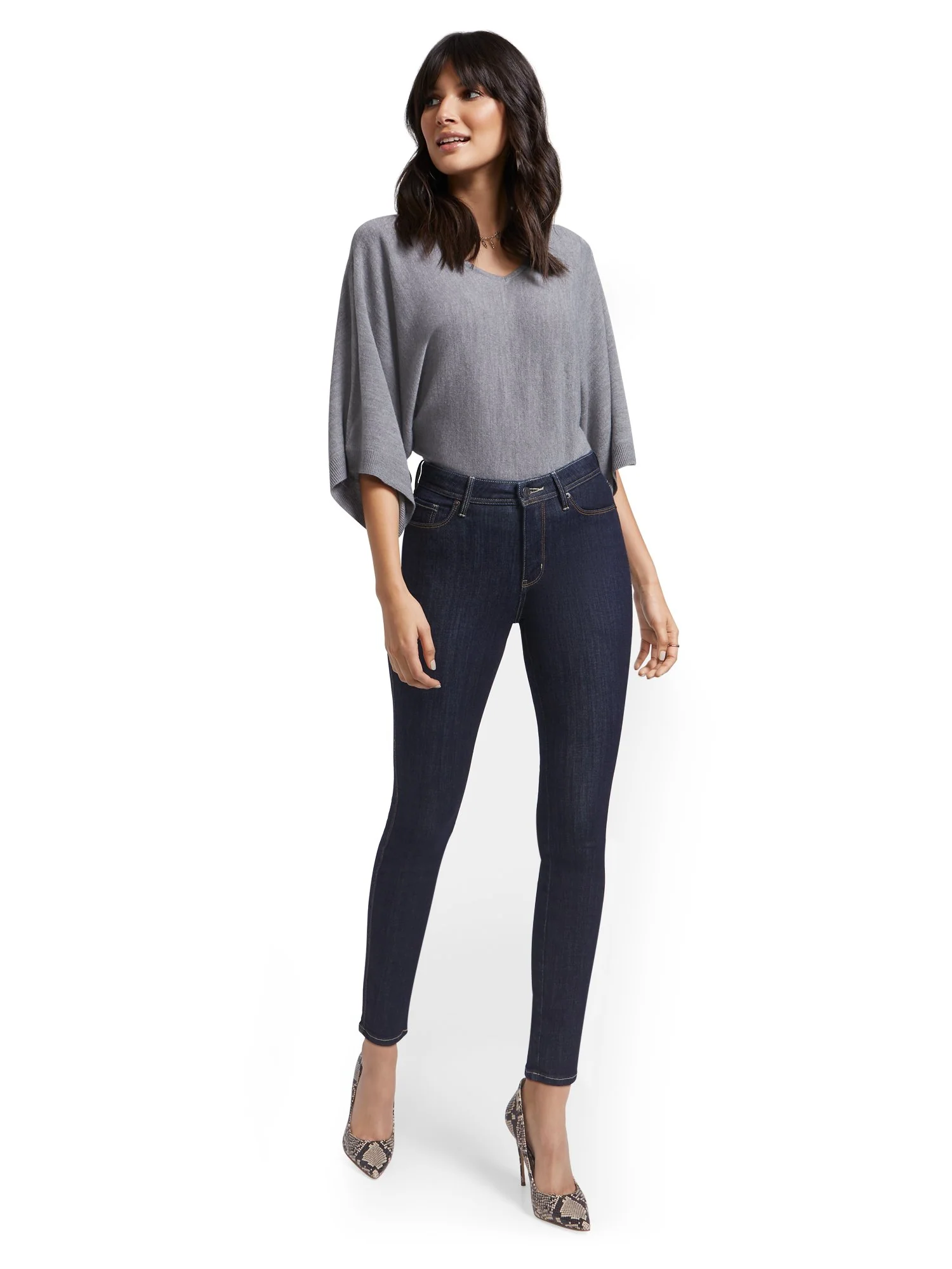 Petite Lexi High-Waisted Super-Skinny Jeans - Image 4
