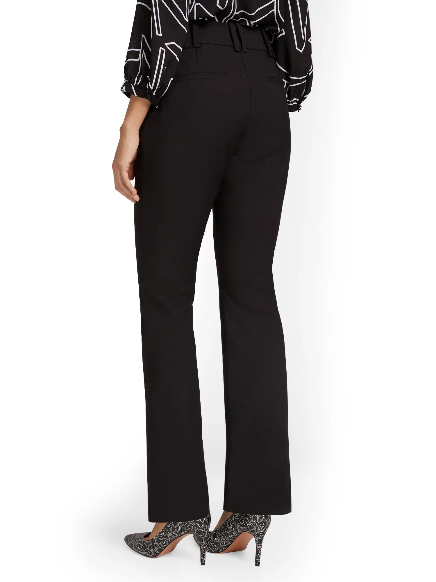Petite Mid-Rise Modern Bootcut Pant - All-Season Stretch - Image 3