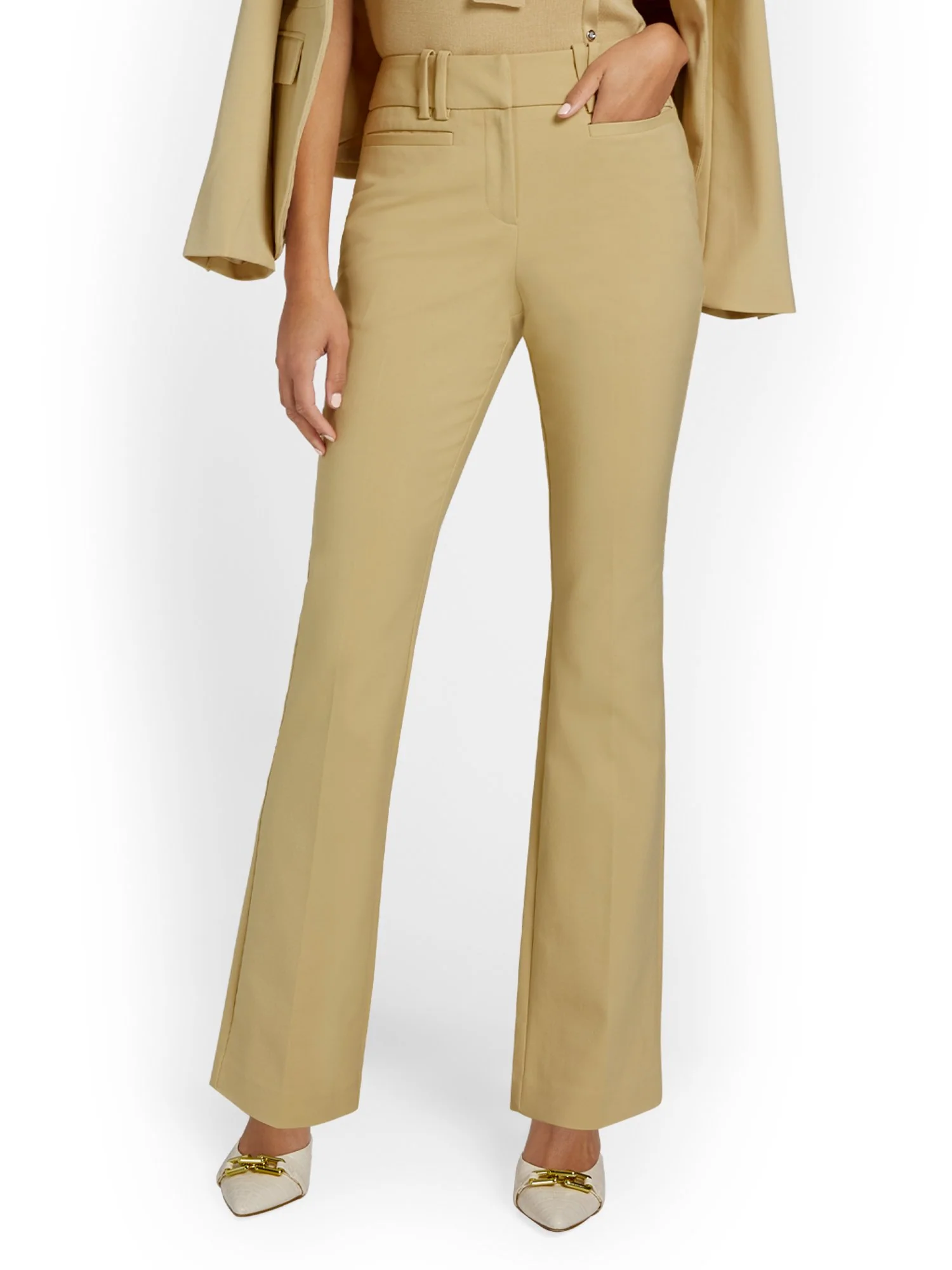 Petite Mid-Rise Modern Bootcut Pant - All-Season Stretch - Image 7