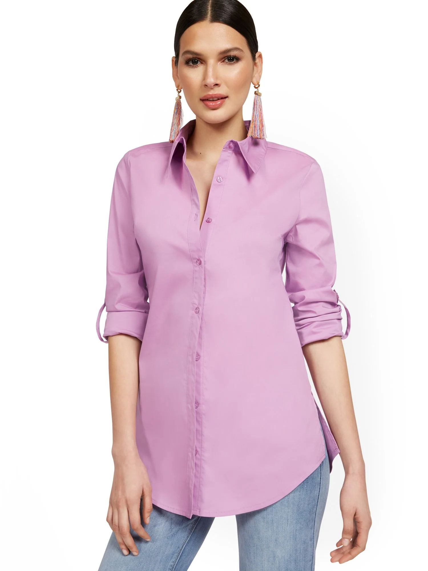 Petite Modern Madison Tunic Shirt - 7th Avenue - Image 16