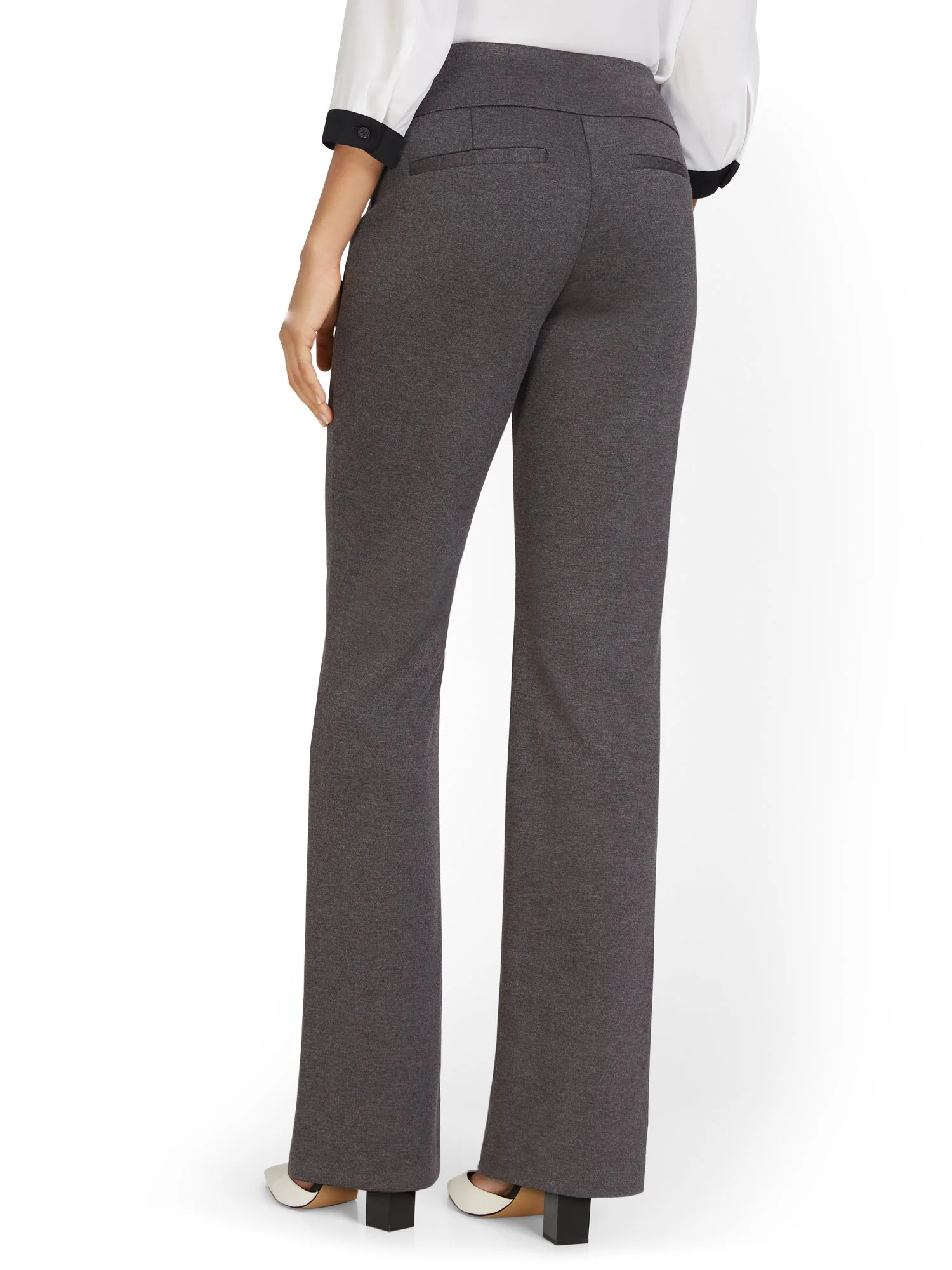 Petite Pull-On Bootcut Ponte Pant - Superflex - Image 3