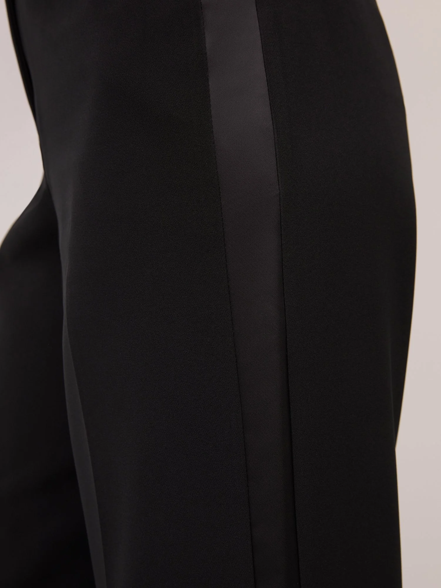 Petite Satin Side-Stripe Wide-Leg Pant - Image 4