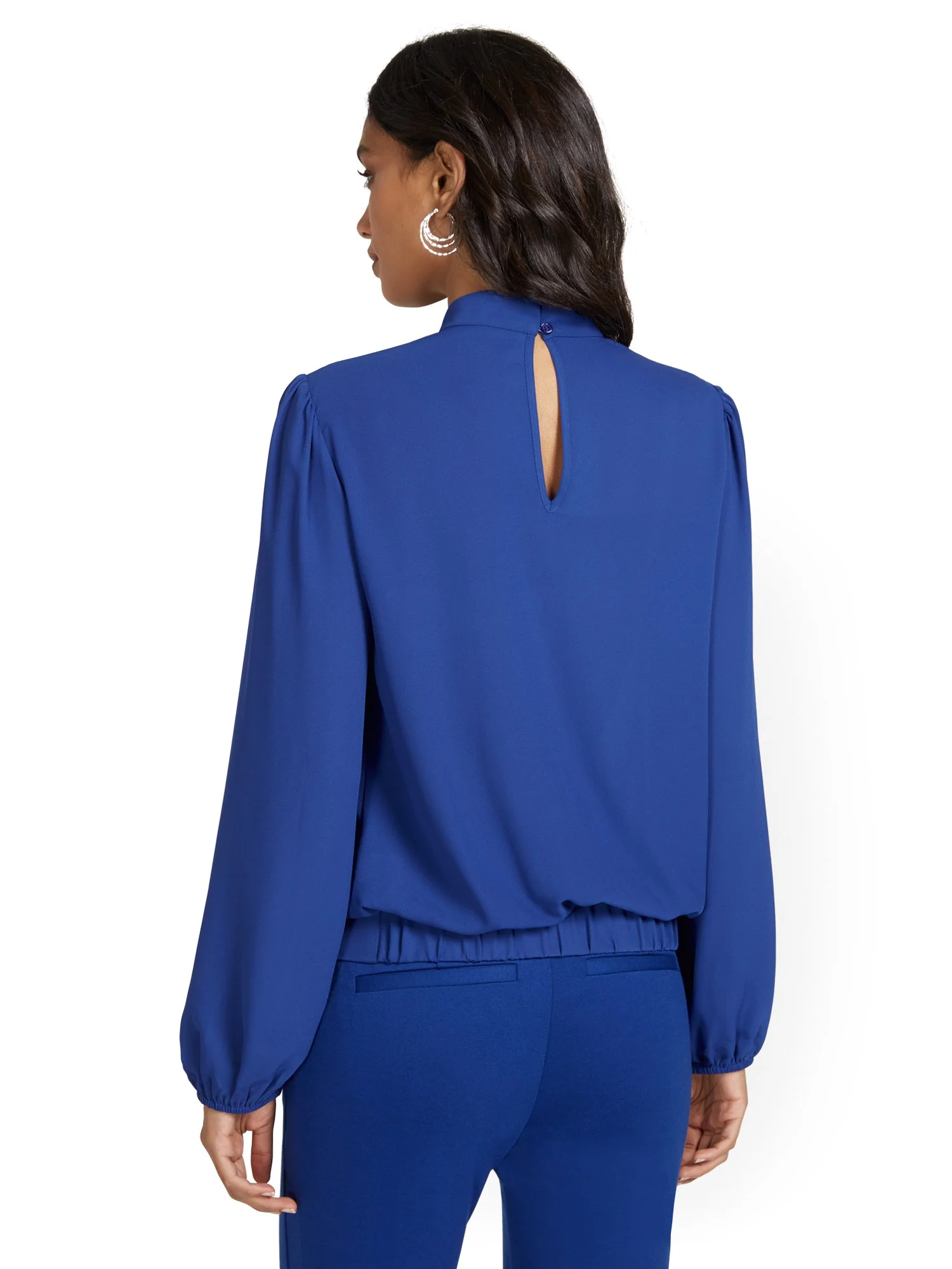 Petite Side-Button Blouse - Image 9