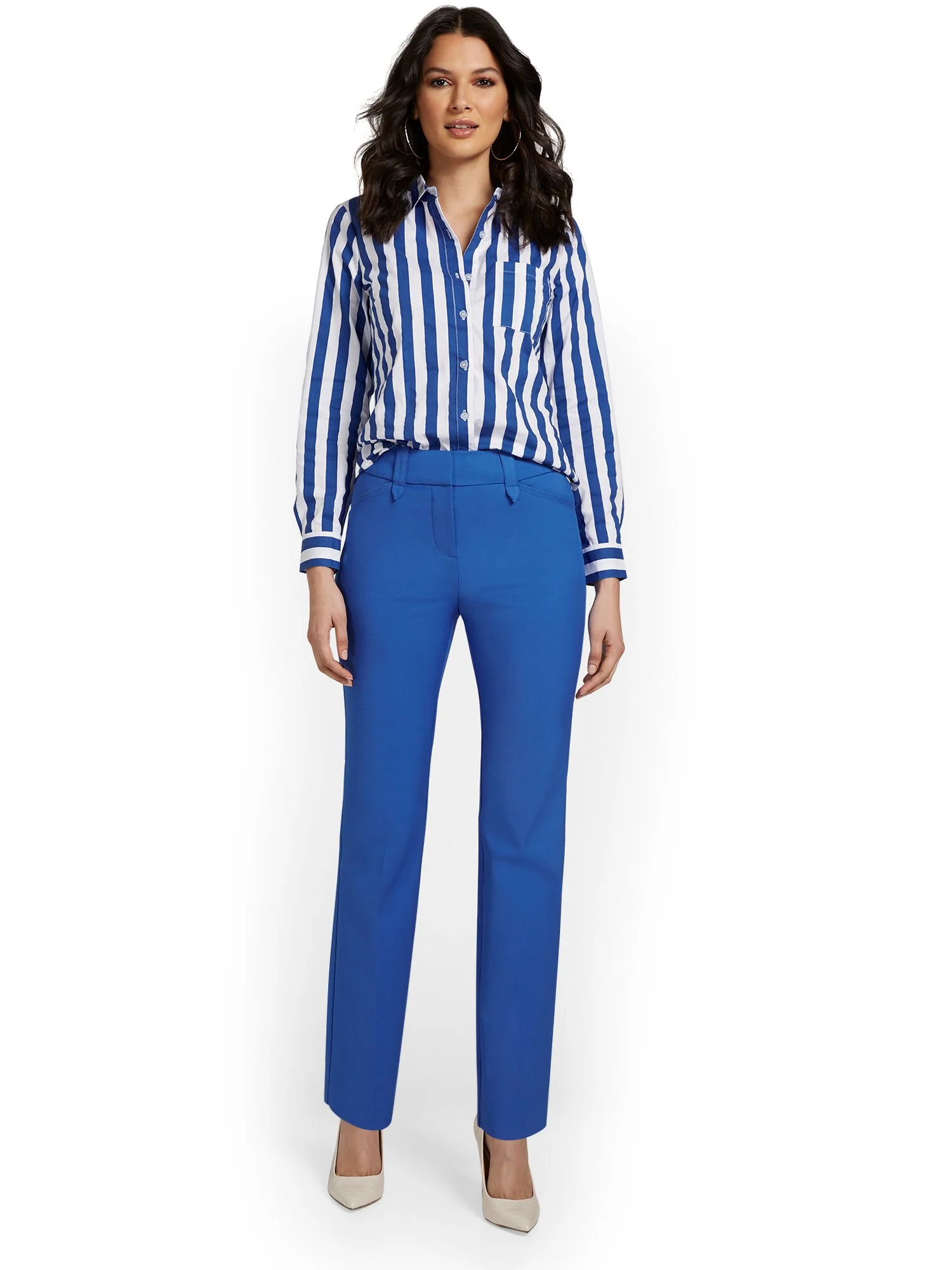 Petite Signature-Fit Straight-Leg Pant - All-Season Stretch - Image 8